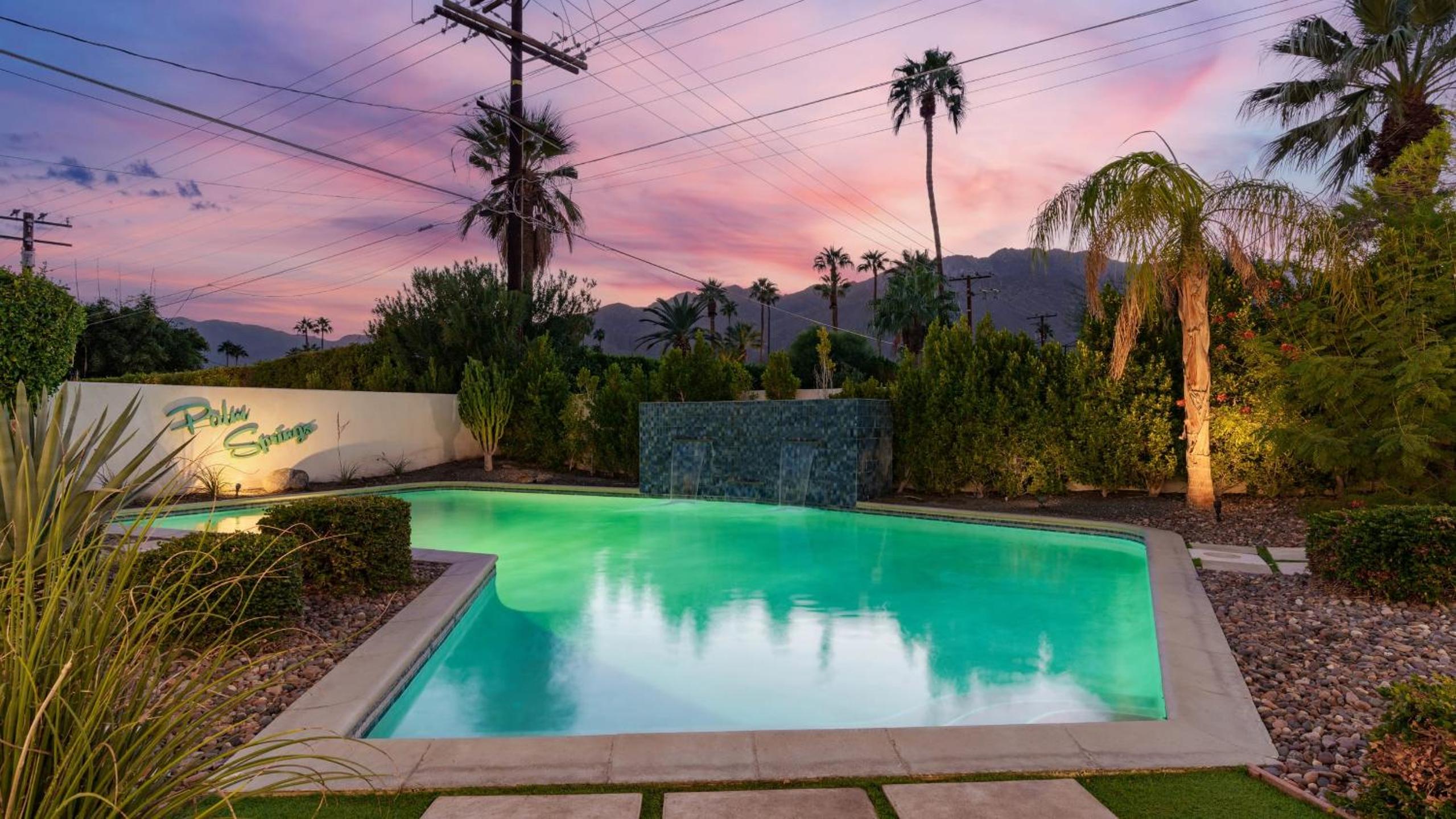 Vibrant Palm Springs Getaway w Pool BBQ Modern Design Taylor House by AvantStay