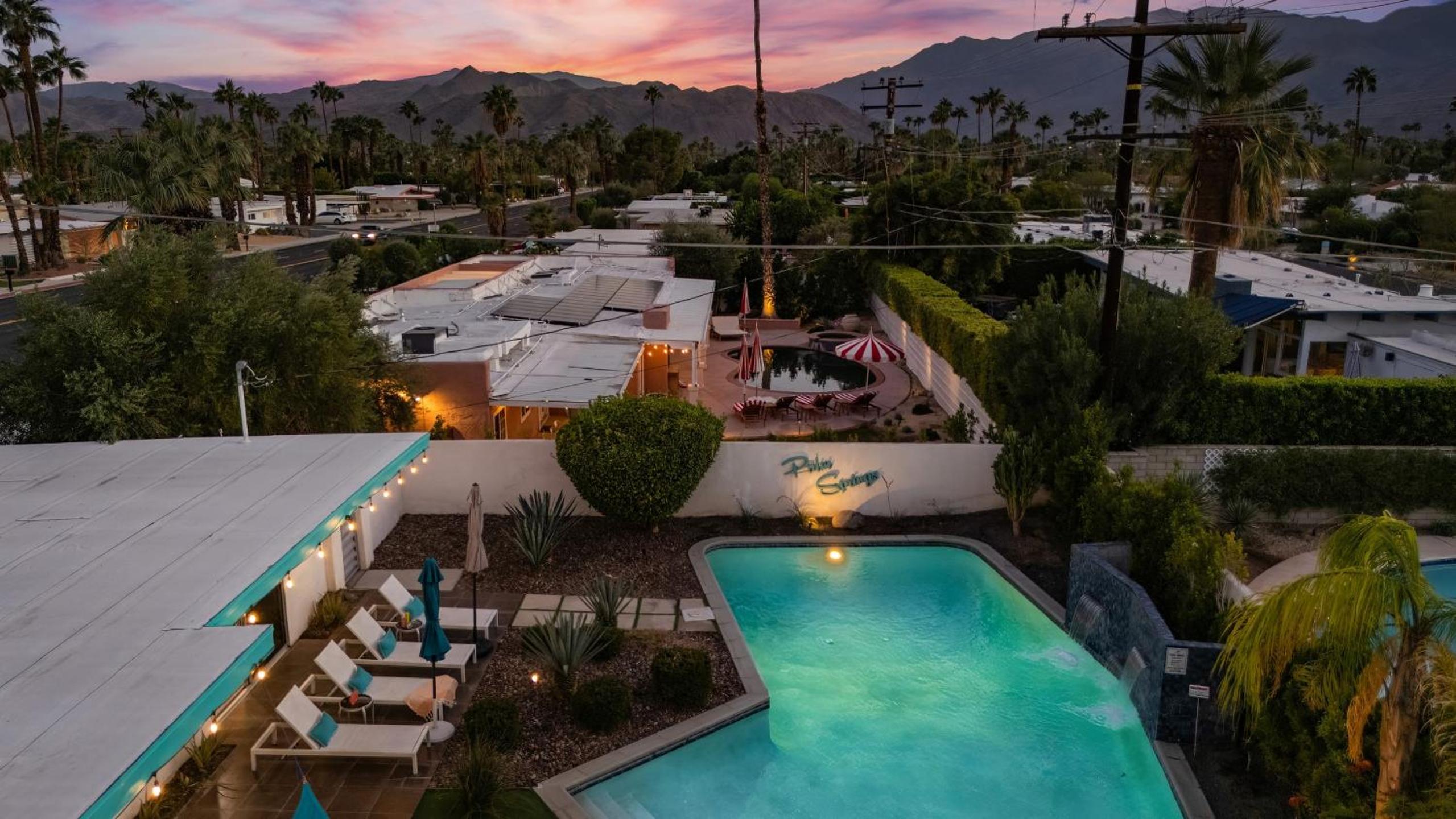 Vibrant Palm Springs Getaway w Pool BBQ Modern Design Taylor House by AvantStay