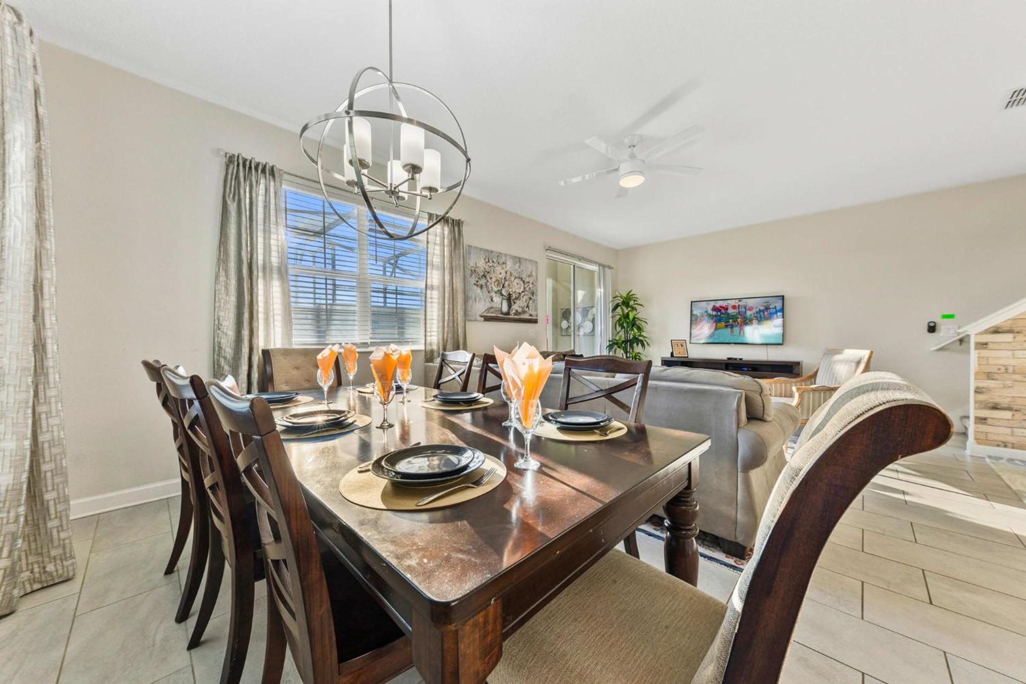 Gorgeous 5Bd w Pool & Lazy River at Storey Lake 4989