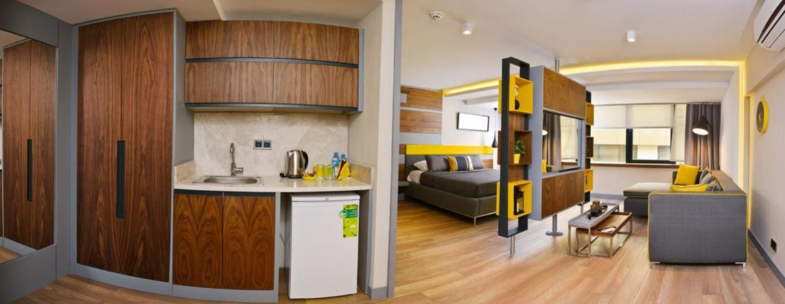 Spil Suites en Izmir — kitchen