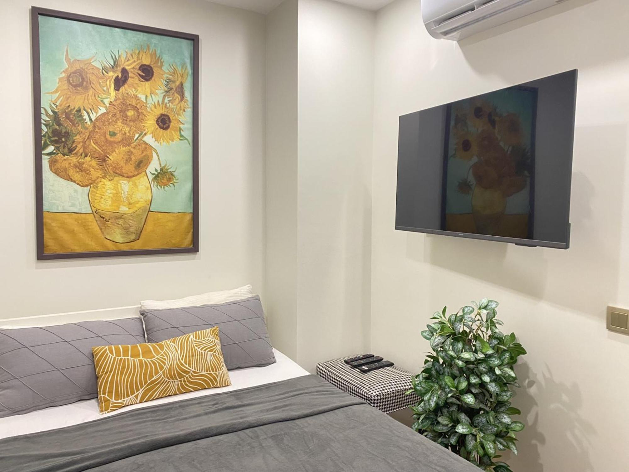 Cozy Studio with Golden Horn Charm