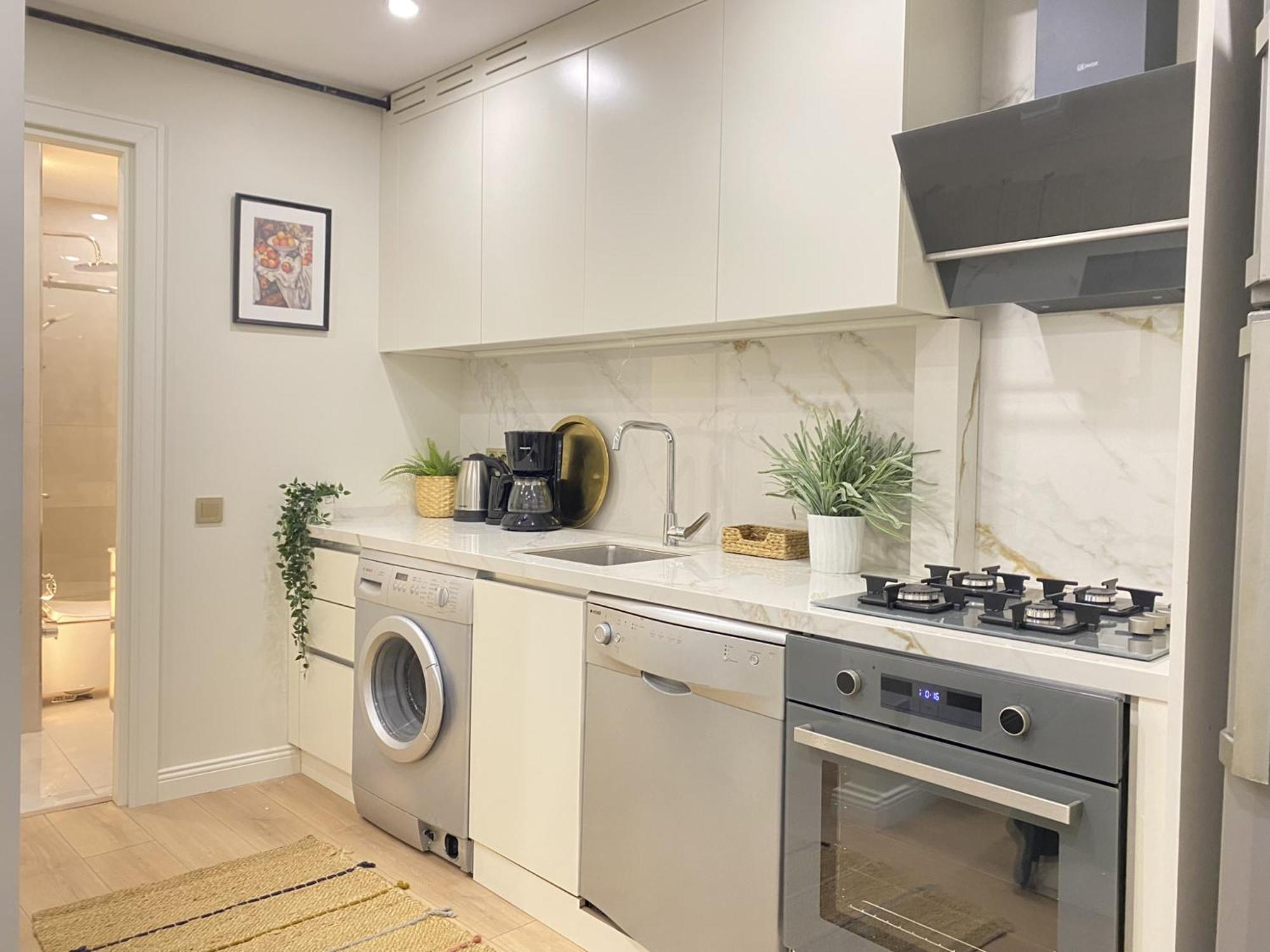 Cozy Studio with Golden Horn Charm