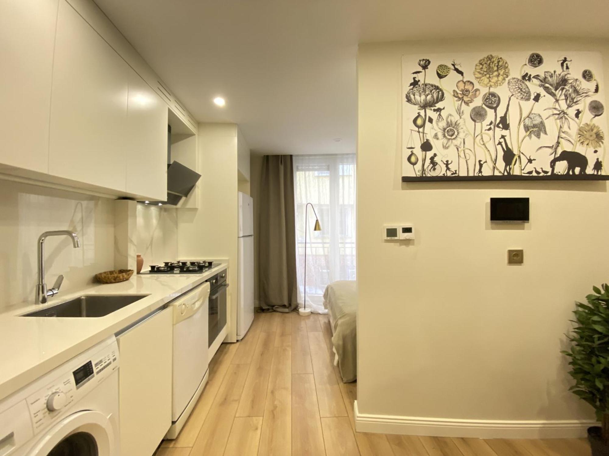 Stylish Studio with Golden Horn Charm