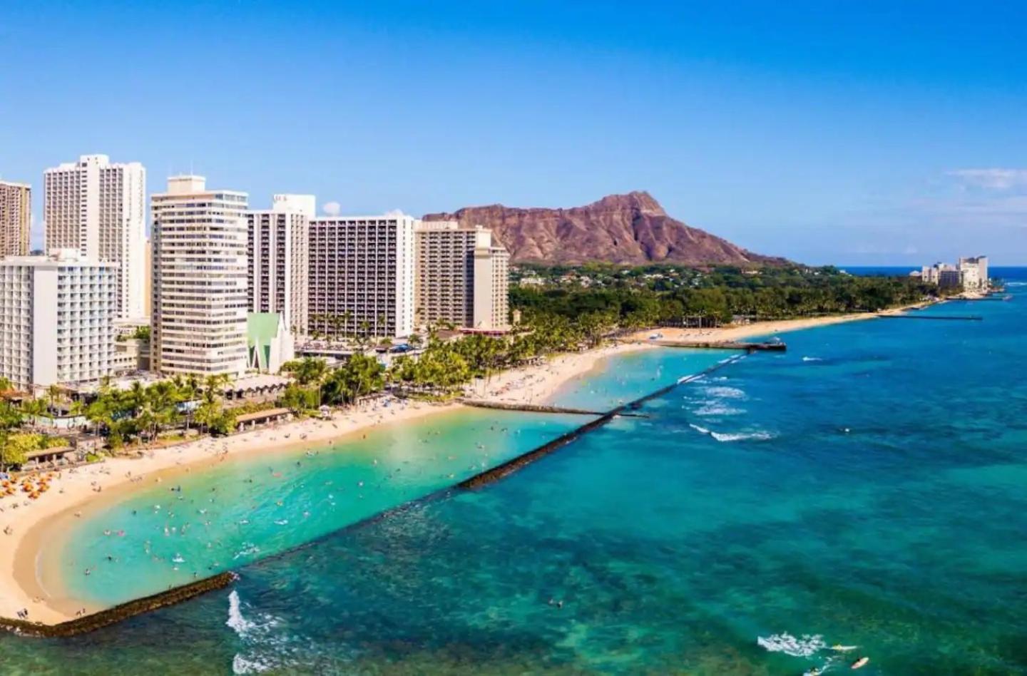Waikiki Seaside Monarch Paradise Hotel Room Greenery Mountain View