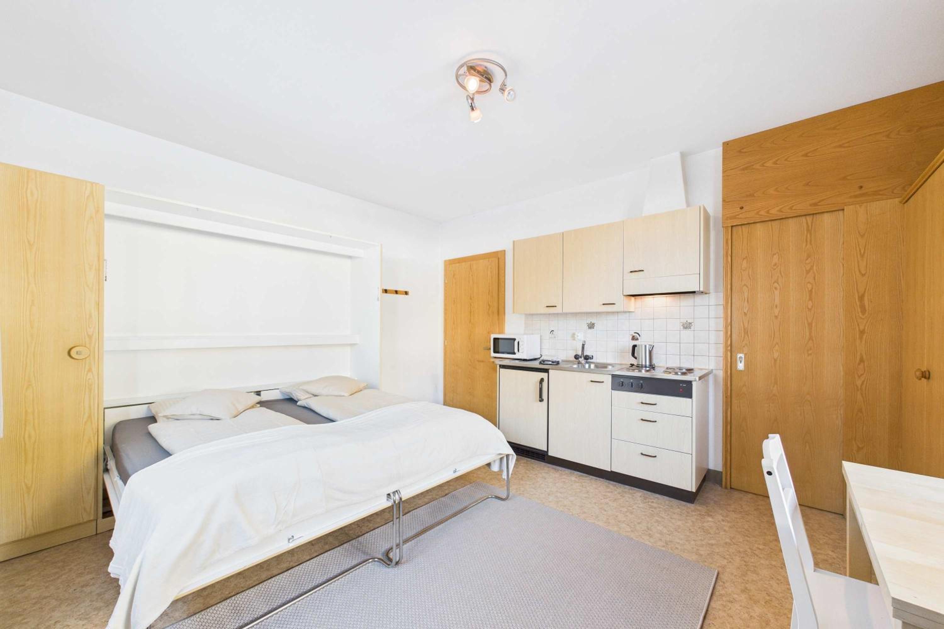 Studio in Saas-Grund quiet and centrally located