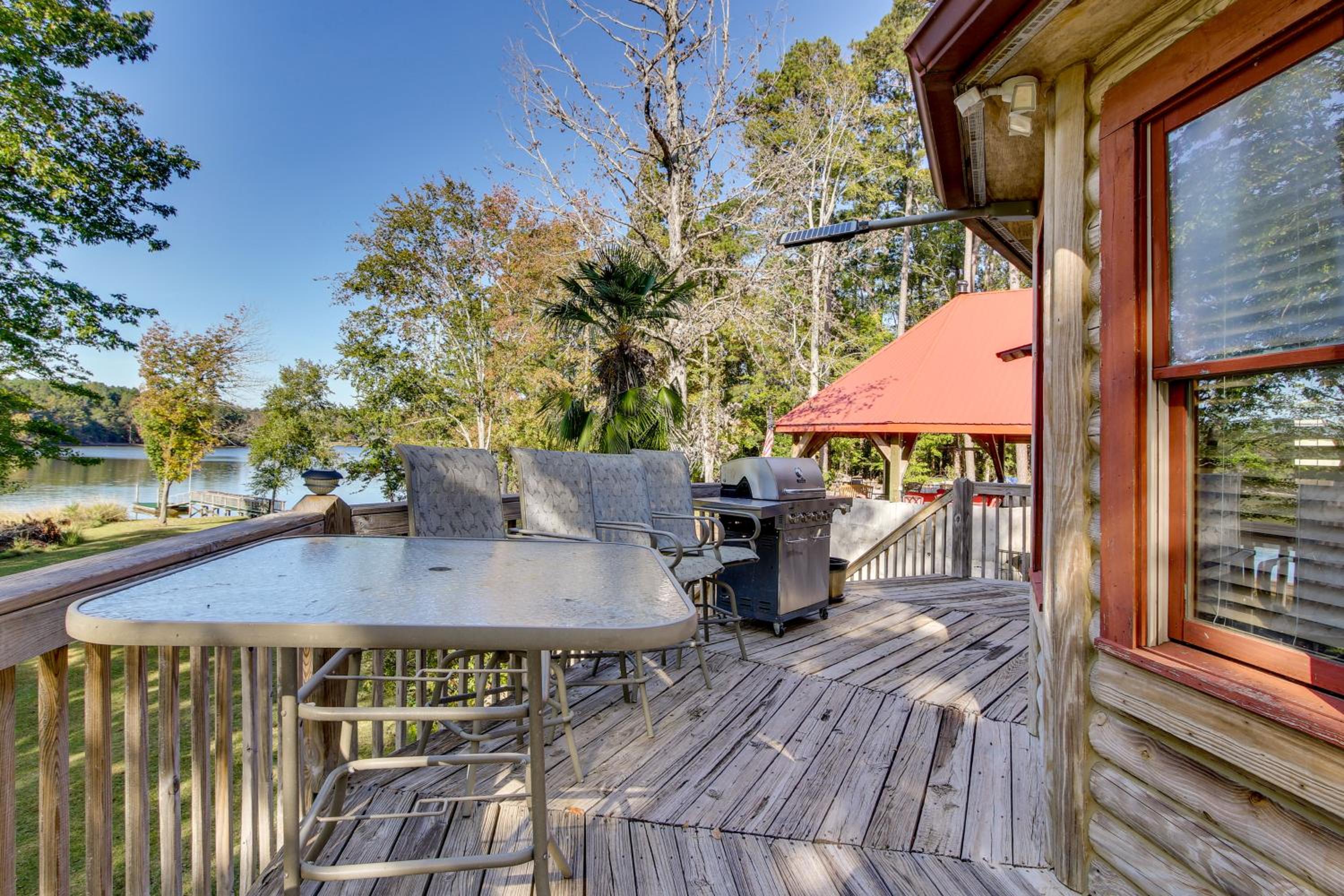 Lake Murray Retreat with Private Dock and Water Views!