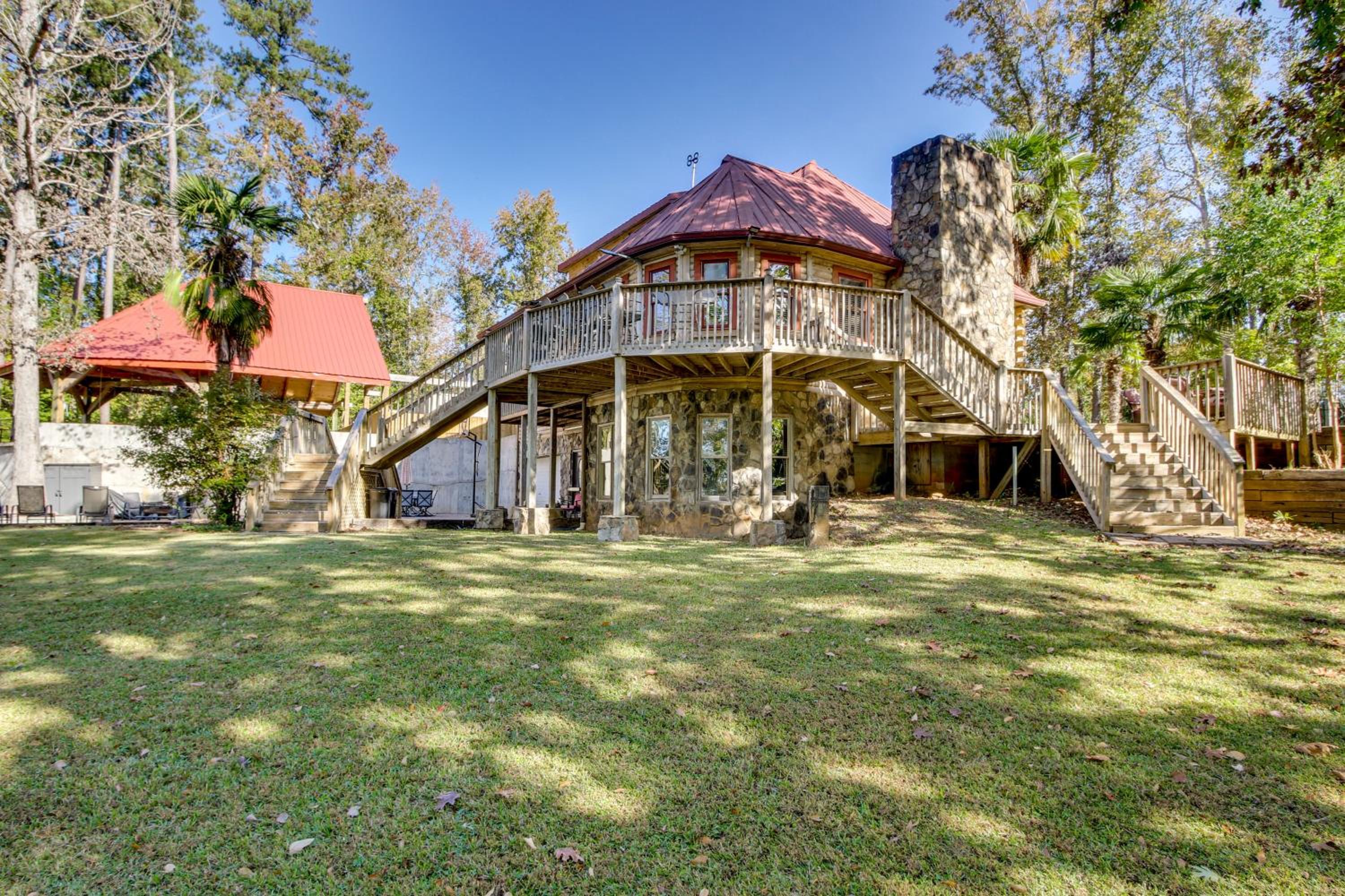 Lake Murray Retreat with Private Dock and Water Views!