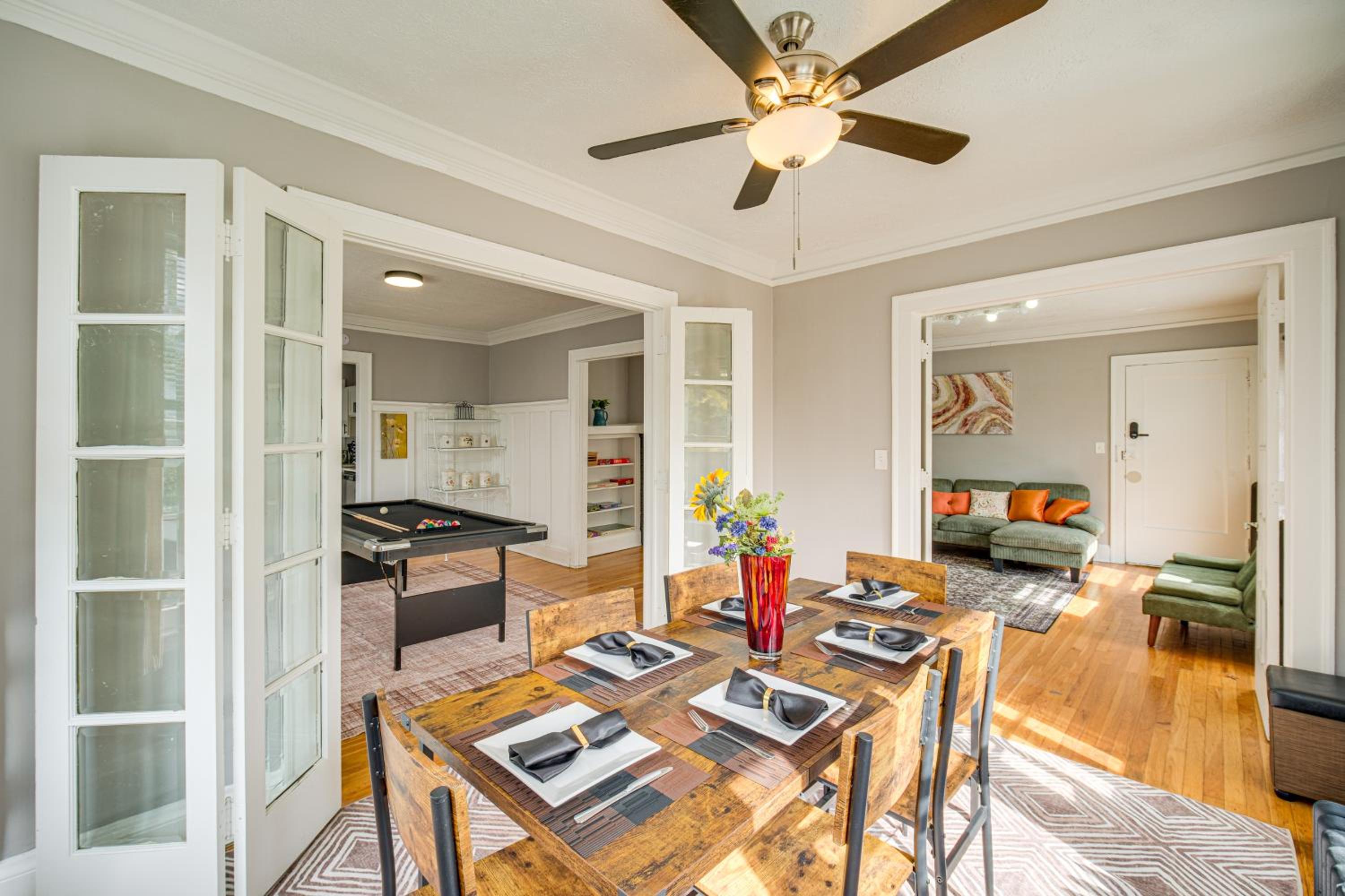 Deck, Pool Table! Walkable Cleveland Heights Apt