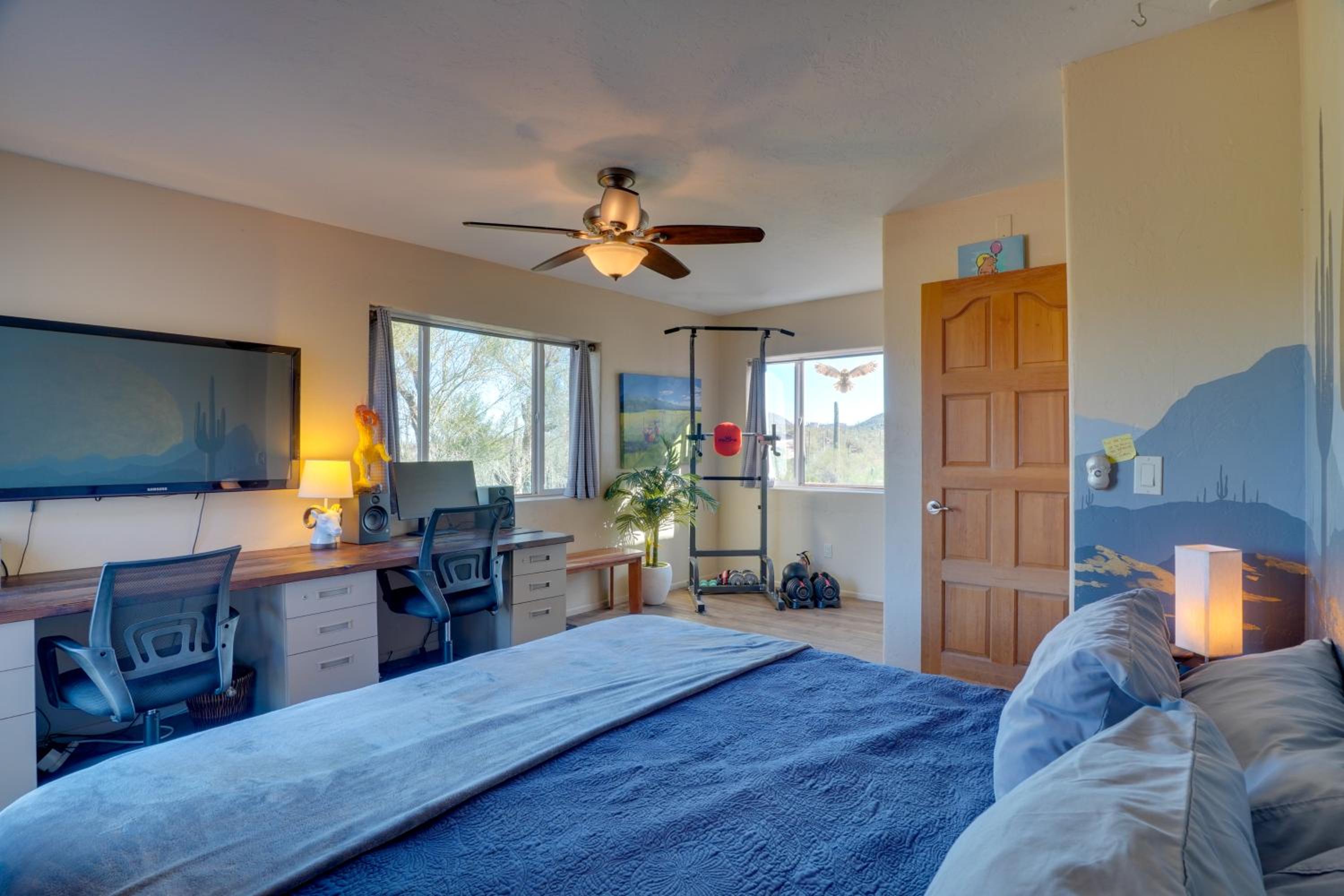 Pool and Stunning Mtn Views! Eclectic Tucson Home