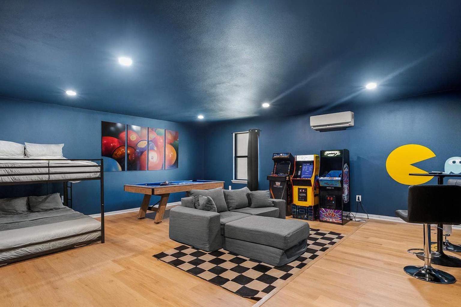 Poolside Paradise Game Room Fire Pit Hot Tub