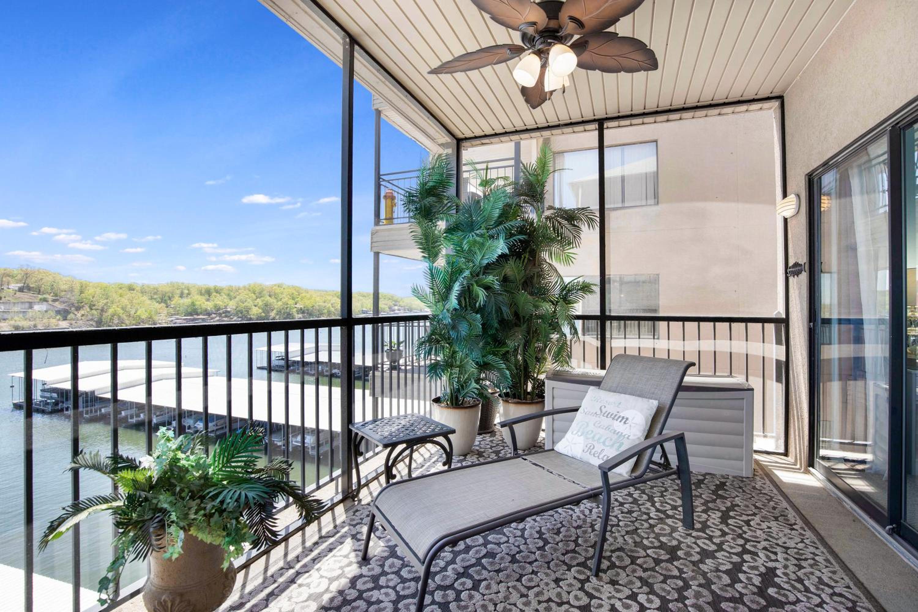 Amazing Main Channel Views with Screened Balcony