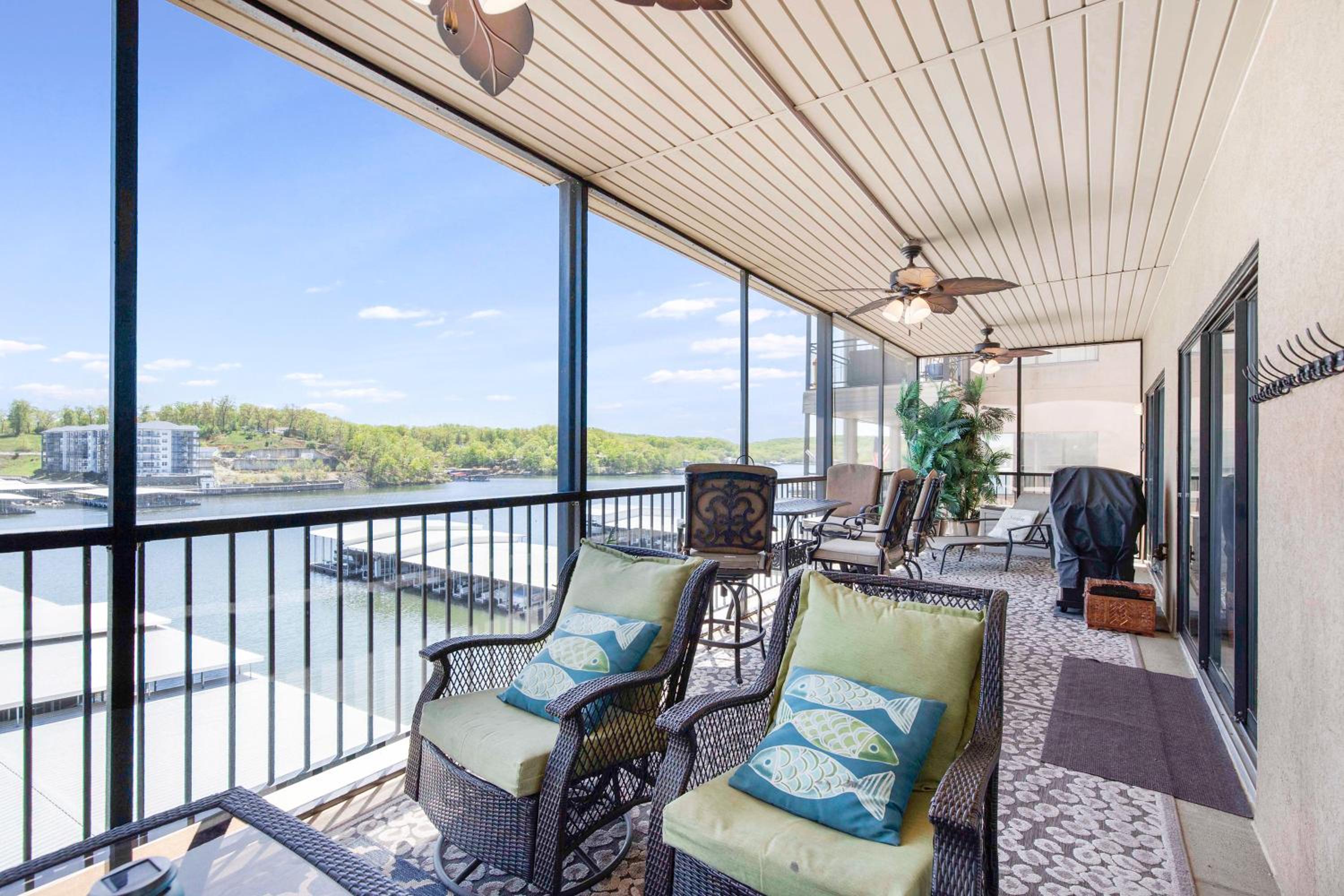 Amazing Main Channel Views with Screened Balcony