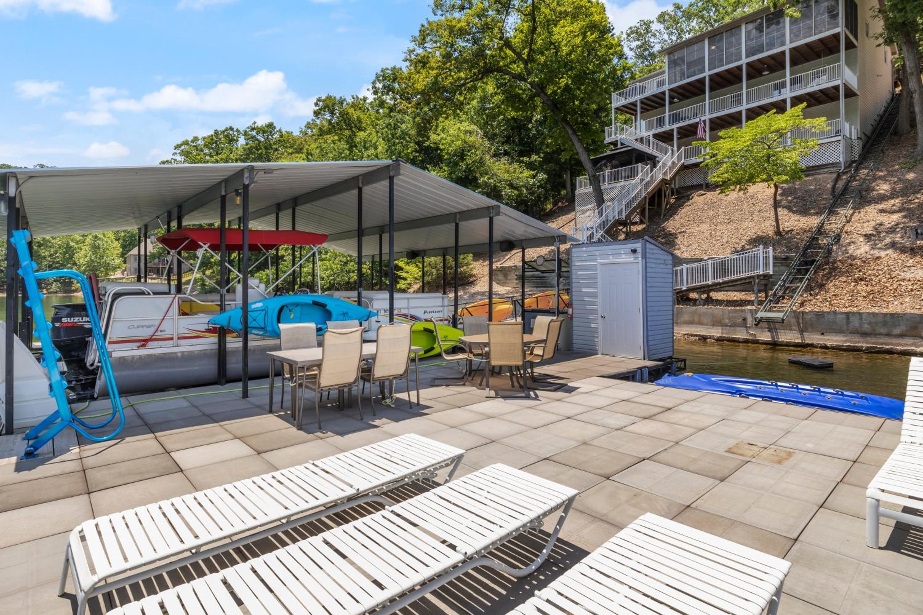 Amazing Game Room with Dock Tram to Huge Dock - Great For Families