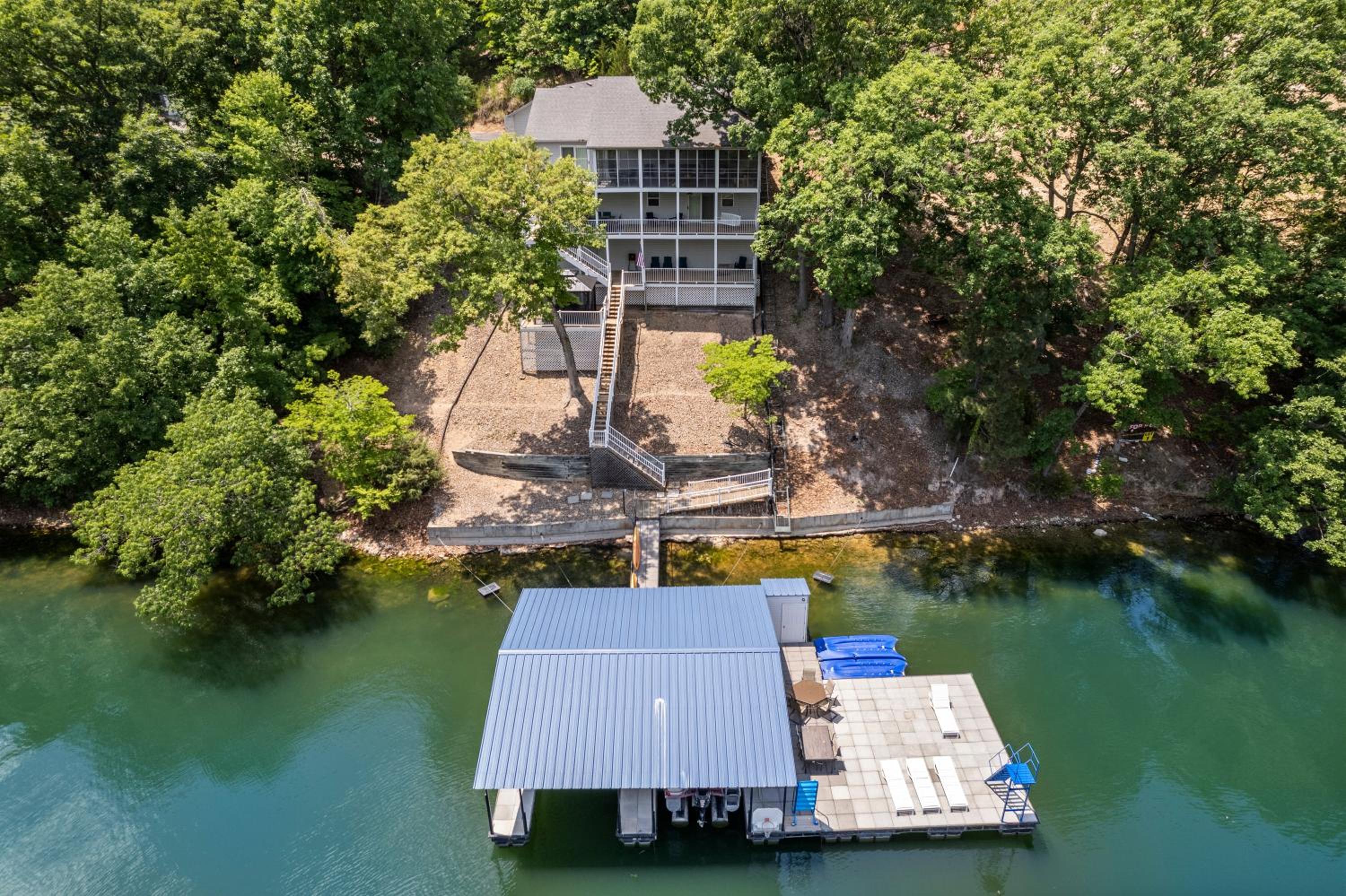 Amazing Game Room with Dock Tram to Huge Dock - Great For Families