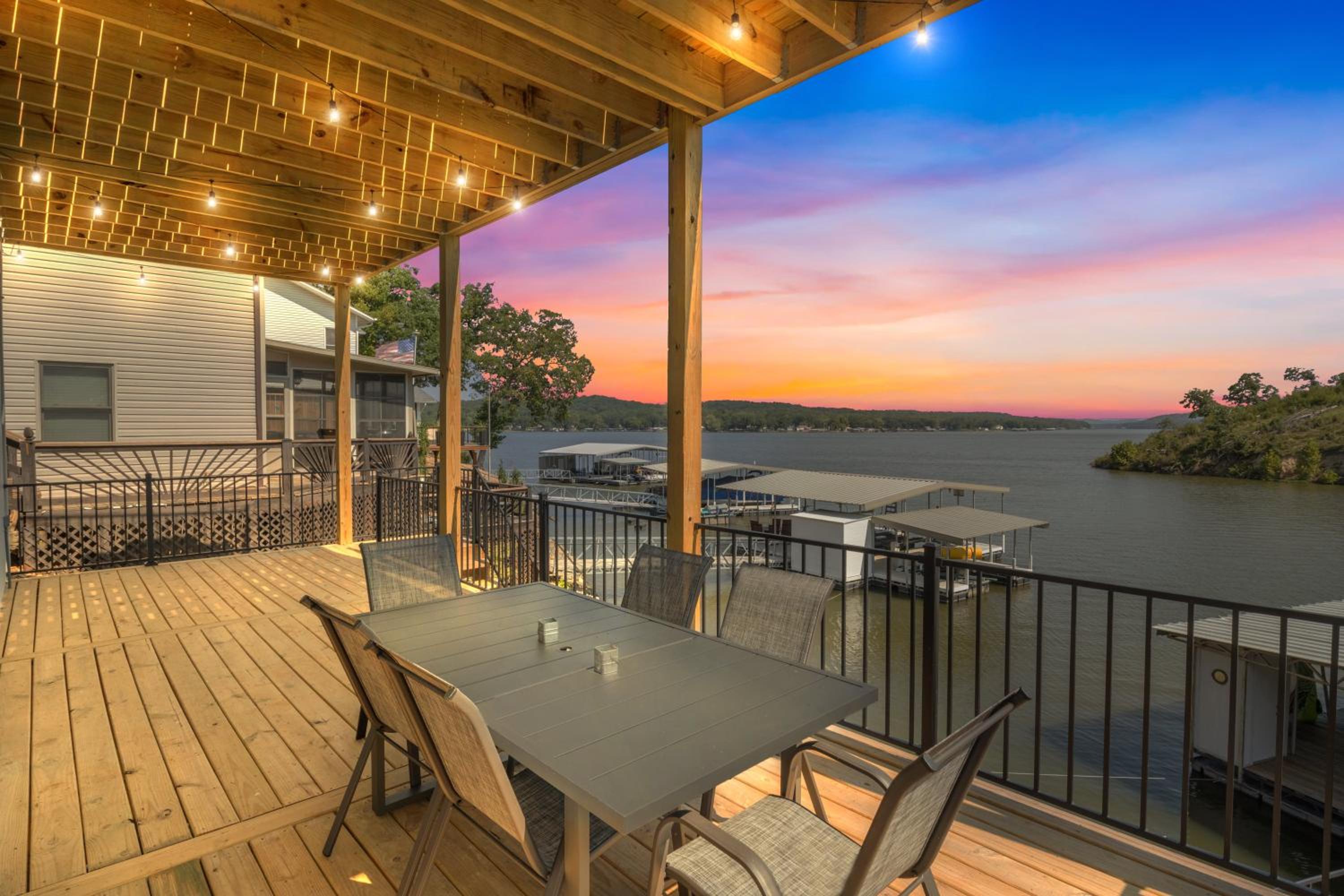 Expansive Deck, Private Dock, Boat Slip and Stunning Views