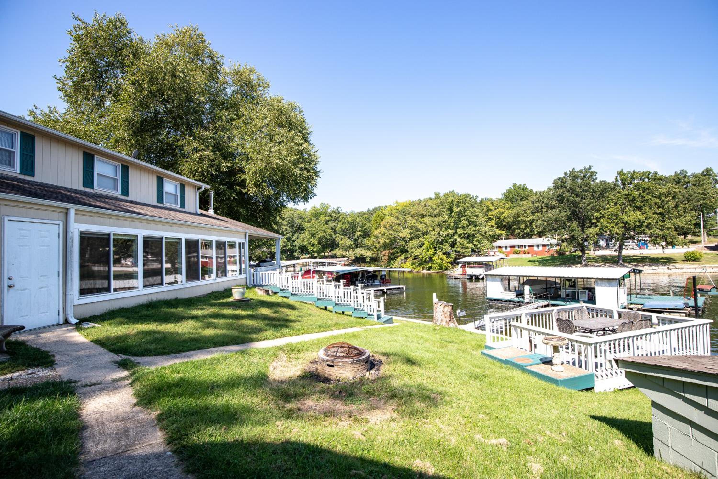 Amazing Dock Fishing with Swim Area & Gentle Lot
