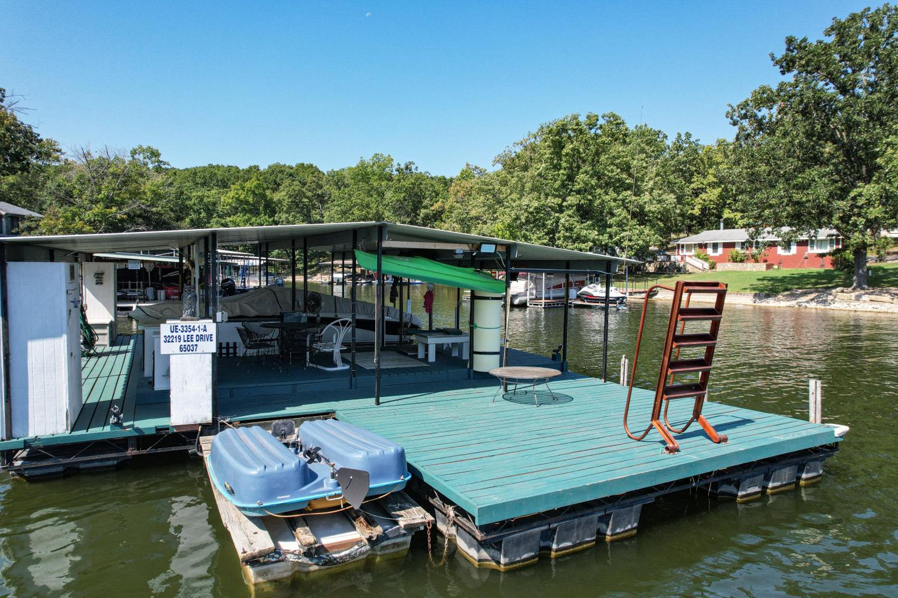 Amazing Dock Fishing with Swim Area & Gentle Lot