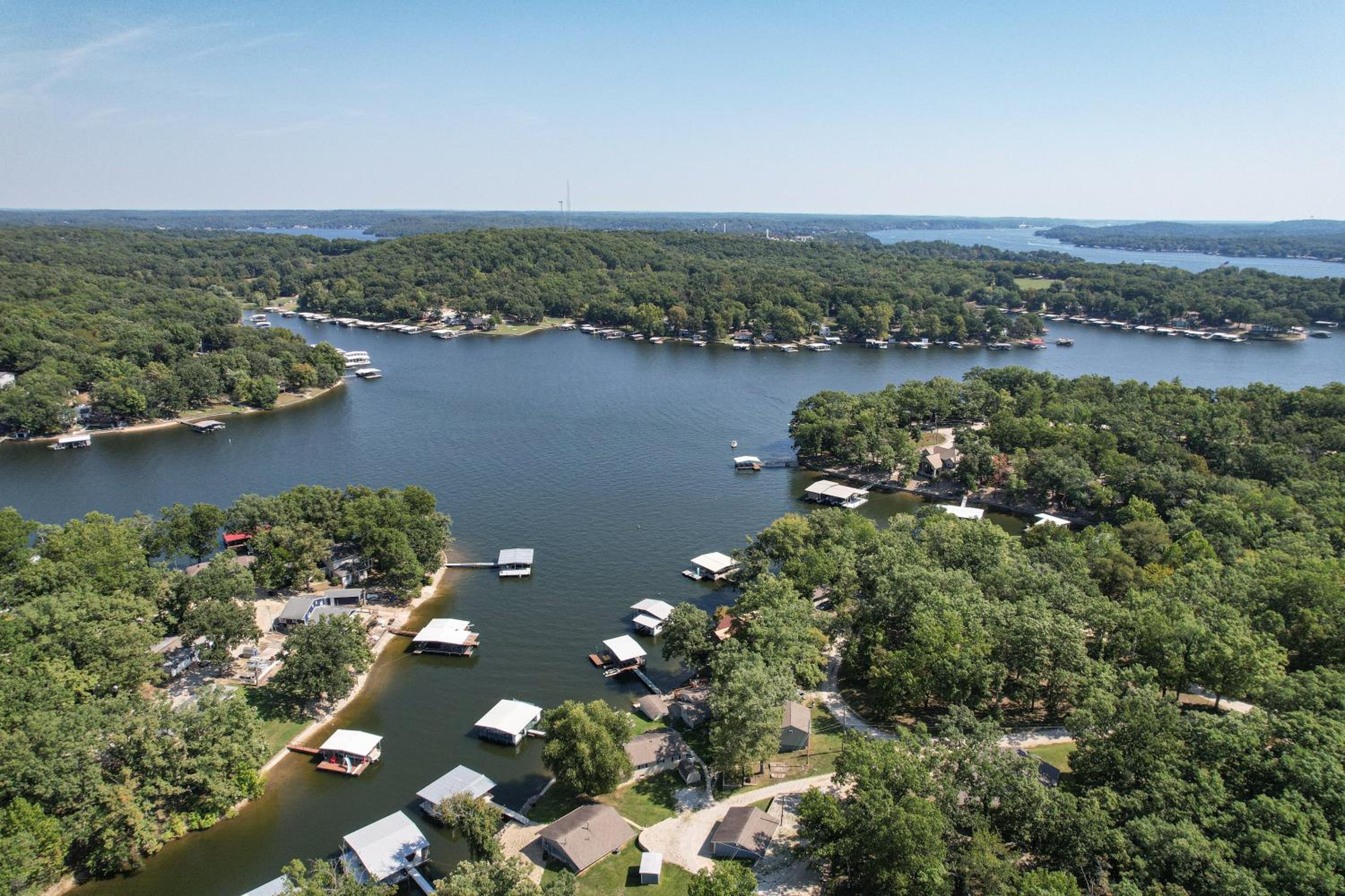 Amazing Dock Fishing with Swim Area & Gentle Lot
