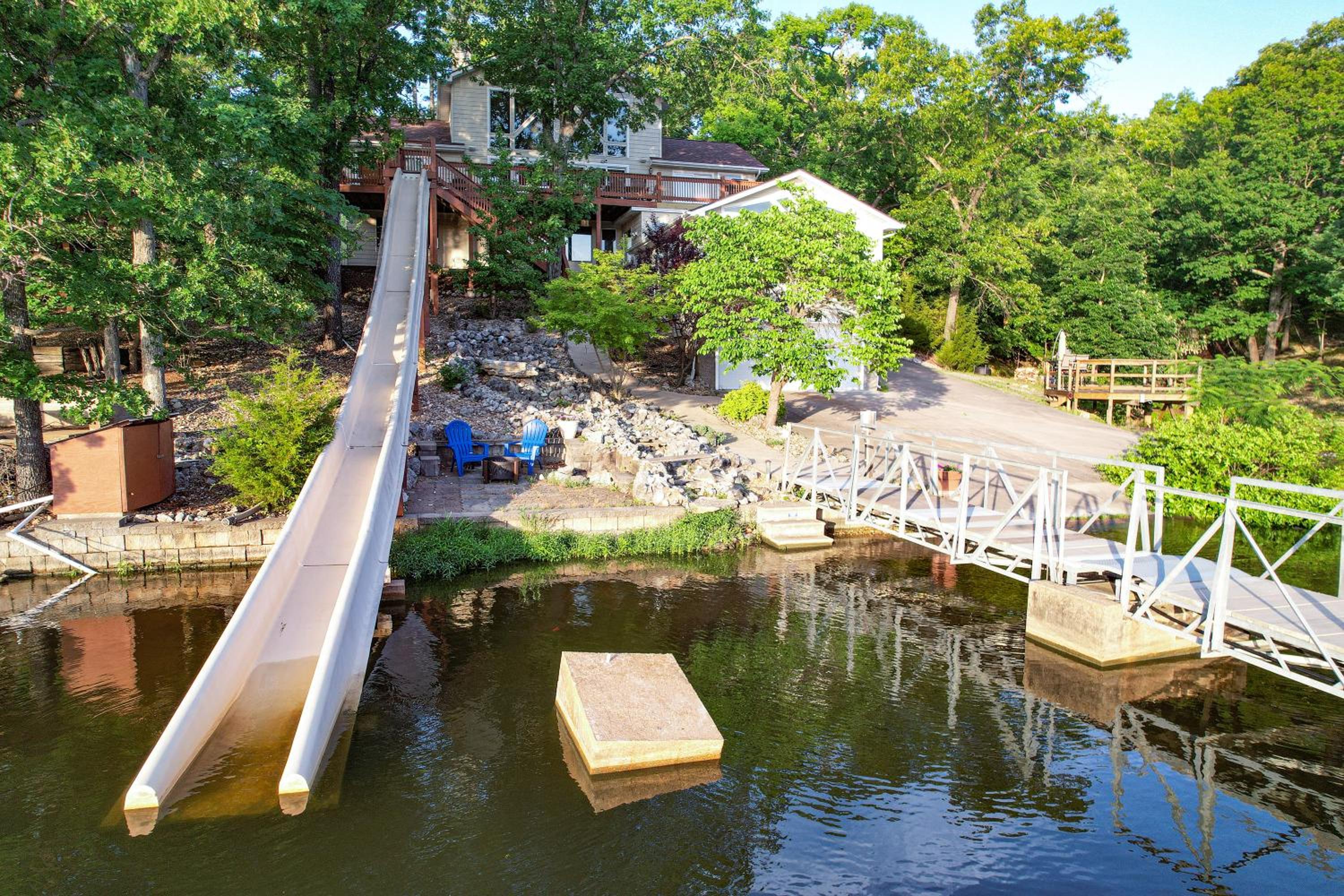 Epic Lake Vacation Home - 2 Story Slide!