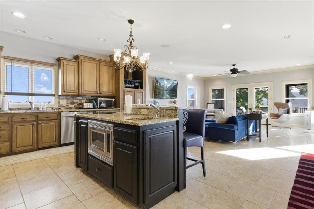 Luxury Lakefront Escape w/ Heated Pool, Hot Tub & Theater