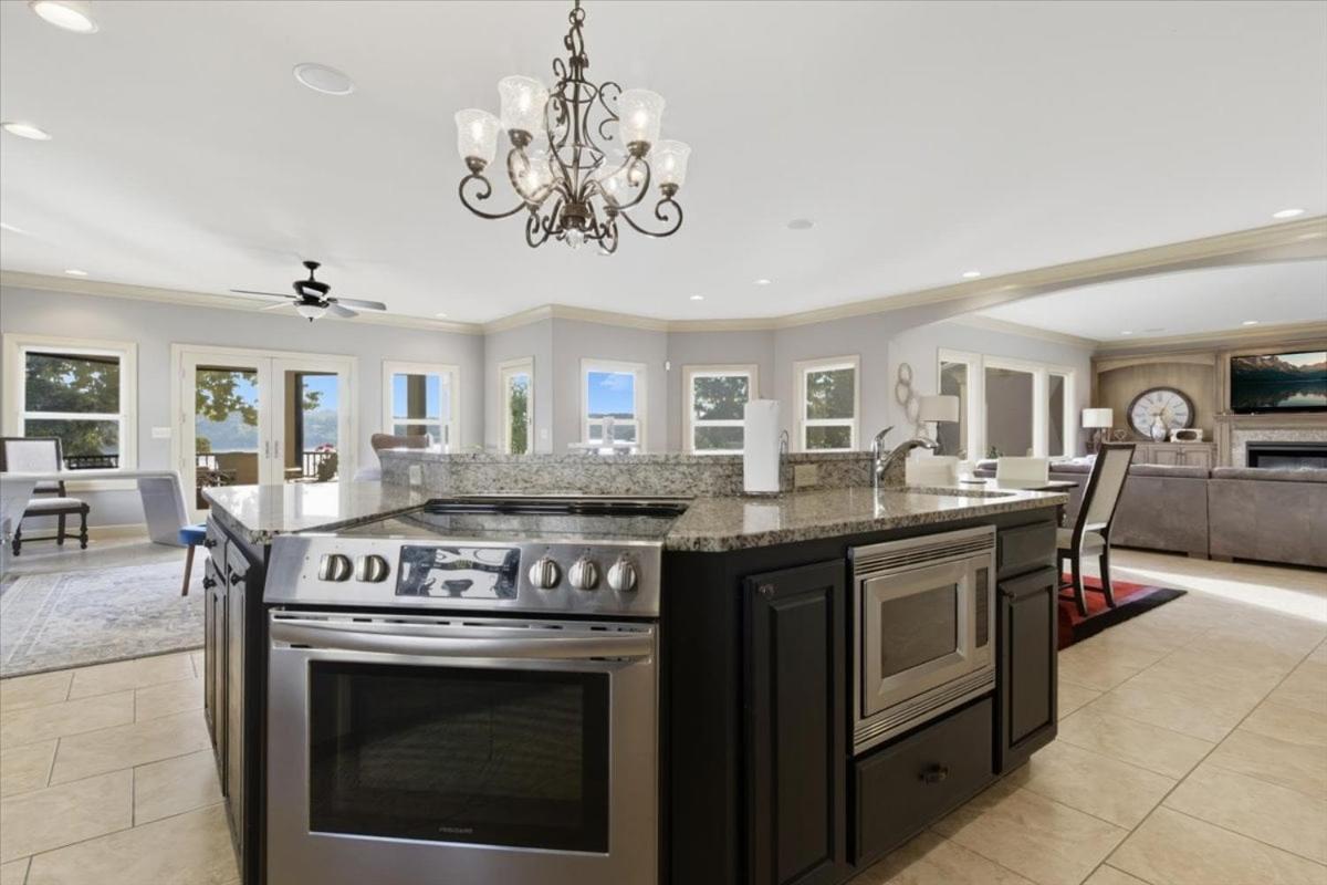 Luxury Lakefront Escape w/ Heated Pool, Hot Tub & Theater