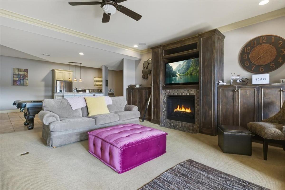 Luxury Lakefront Escape w/ Heated Pool, Hot Tub & Theater