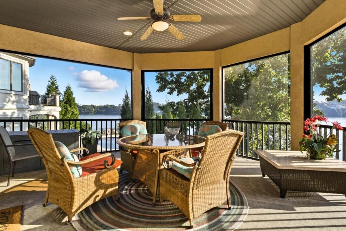 Luxury Lakefront Escape w/ Heated Pool, Hot Tub & Theater