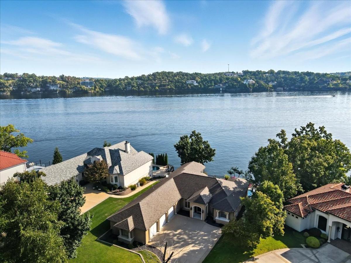 Luxury Lakefront Escape w/ Heated Pool, Hot Tub & Theater