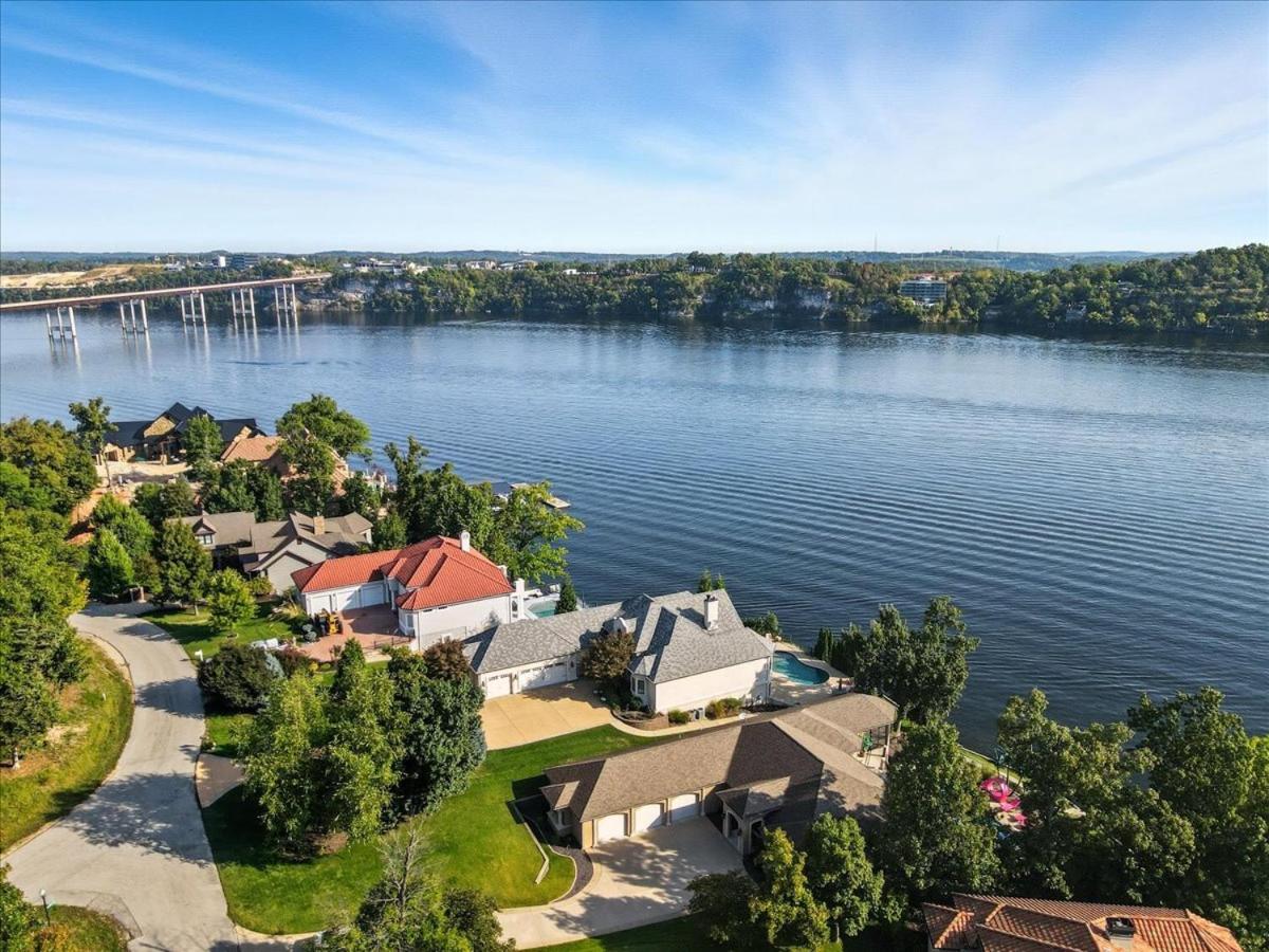 Luxury Lakefront Escape w/ Heated Pool, Hot Tub & Theater