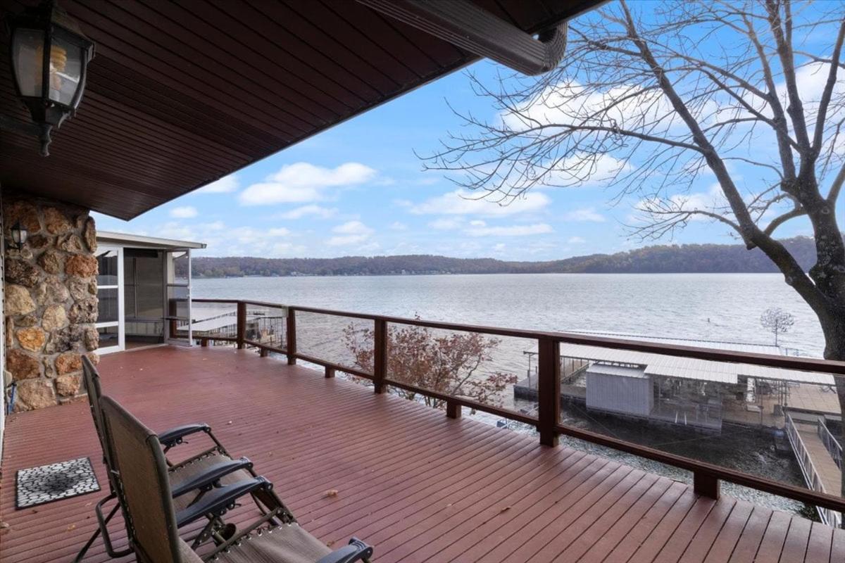 Newly Updated Interior, Sunroom w/ Hot Tub, Deck, Deep Water Dock, Boat & PWC Slips