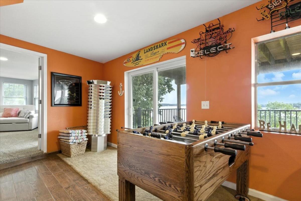 Lakefront Home w/ Double Deck, Slip, Firepit & Game Room