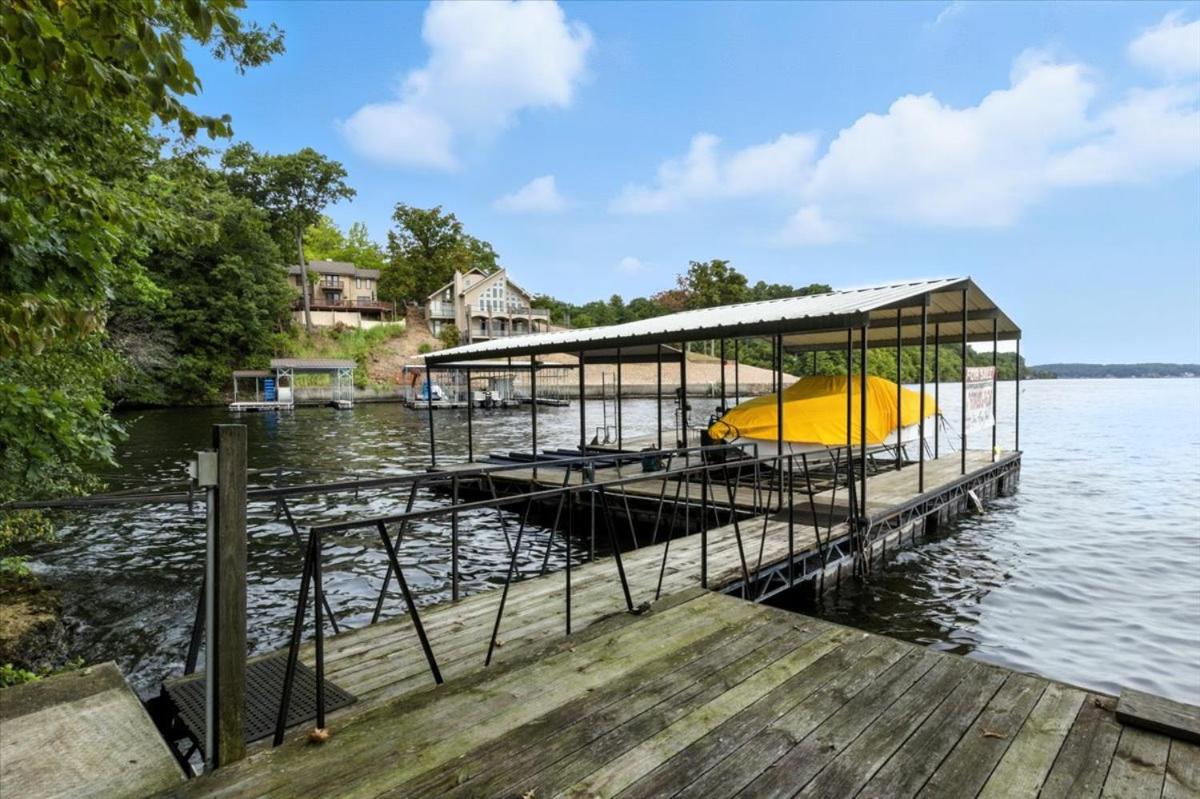 Lakefront Home w/ Double Deck, Slip, Firepit & Game Room