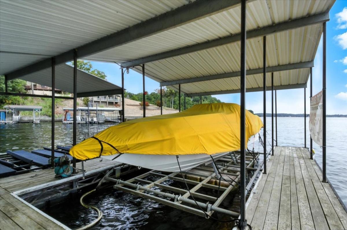 Lakefront Home w/ Double Deck, Slip, Firepit & Game Room