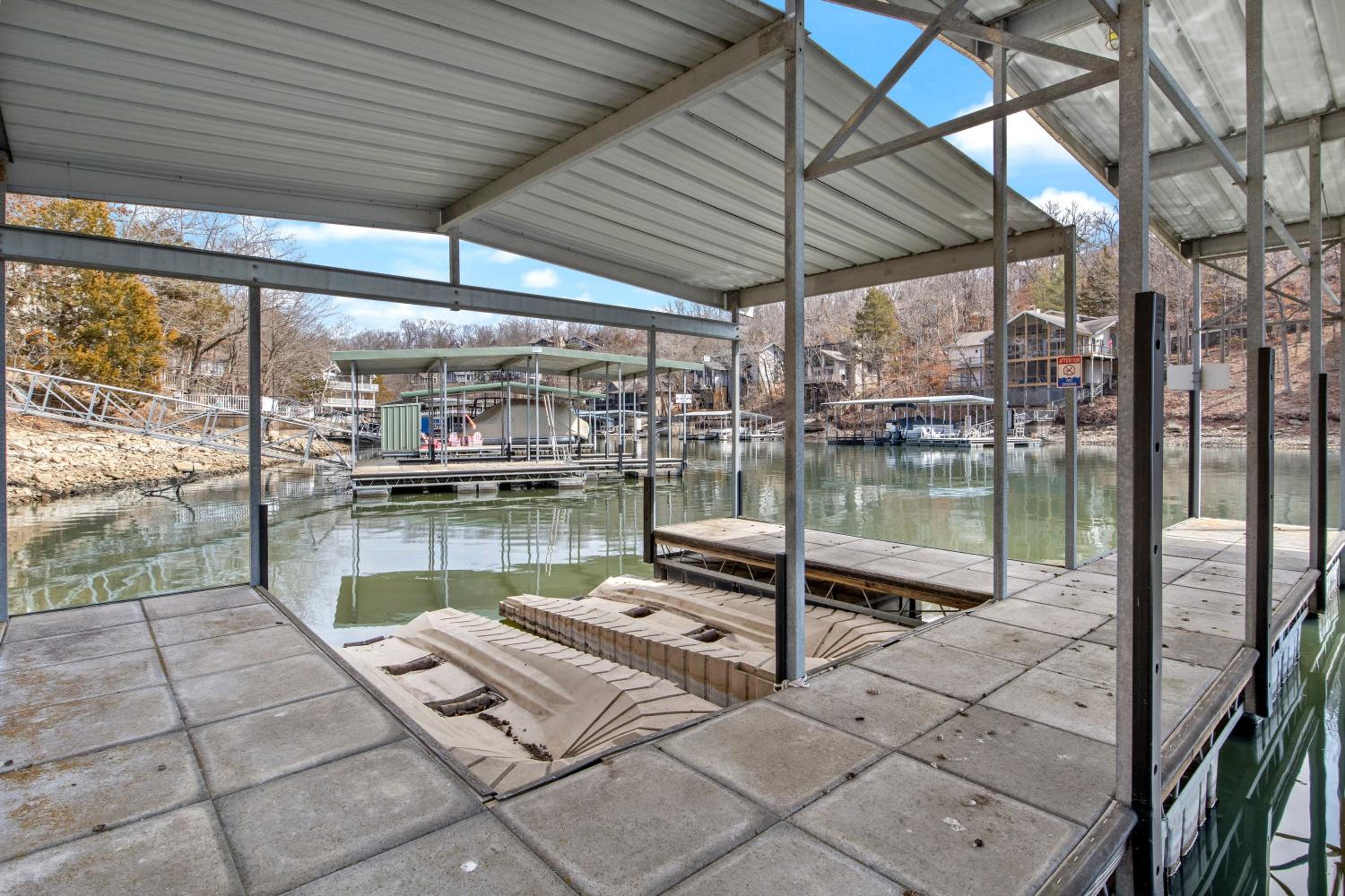 Lakefront Home w/ Modern Upgrades, Private Dock & Boat Slip