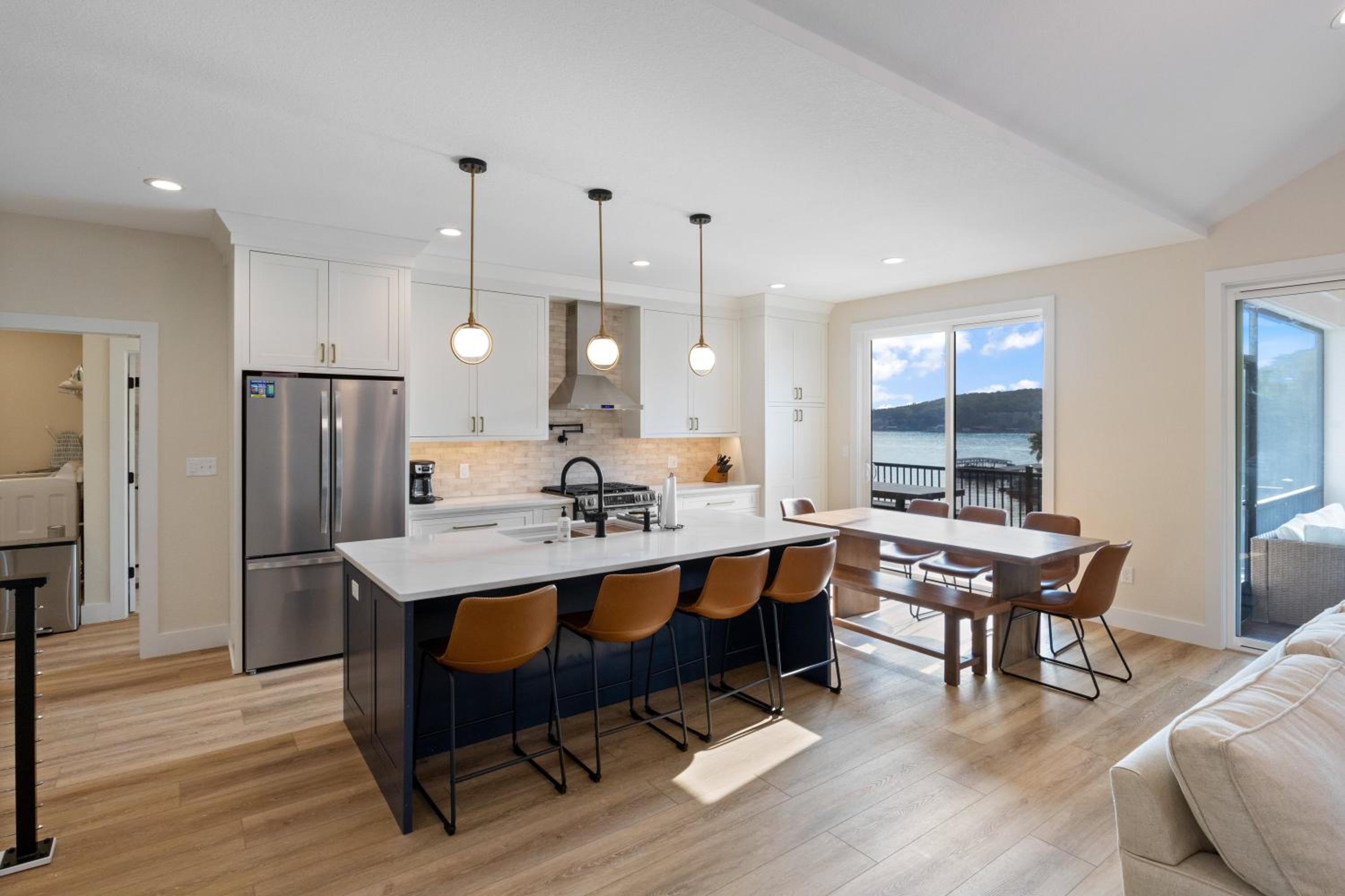 Lakefront Home w/ Arcade Games, Wet Bar, Dock, Workspace & Stunning Views