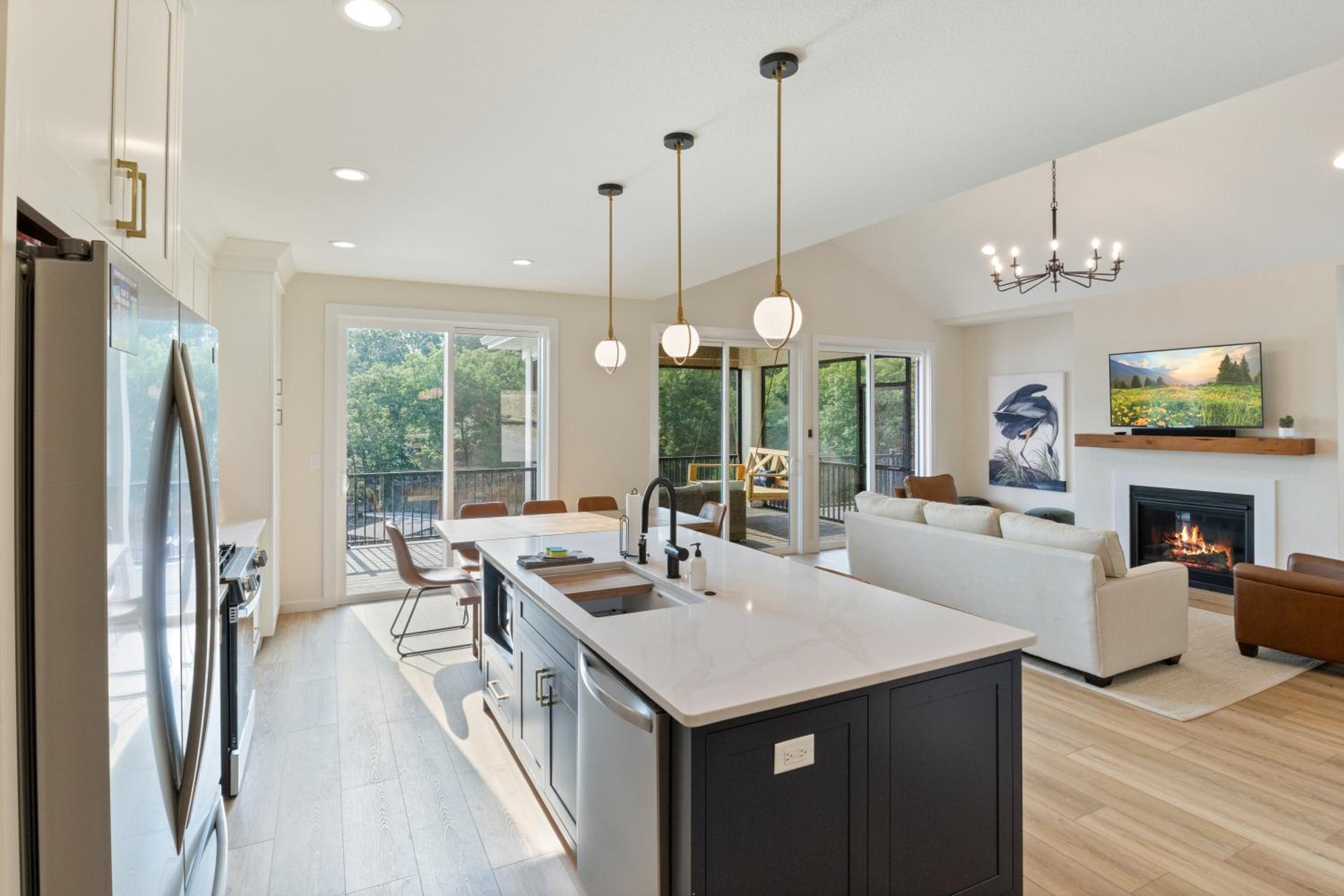 Lakefront Home w/ Arcade Games, Wet Bar, Dock, Workspace & Stunning Views
