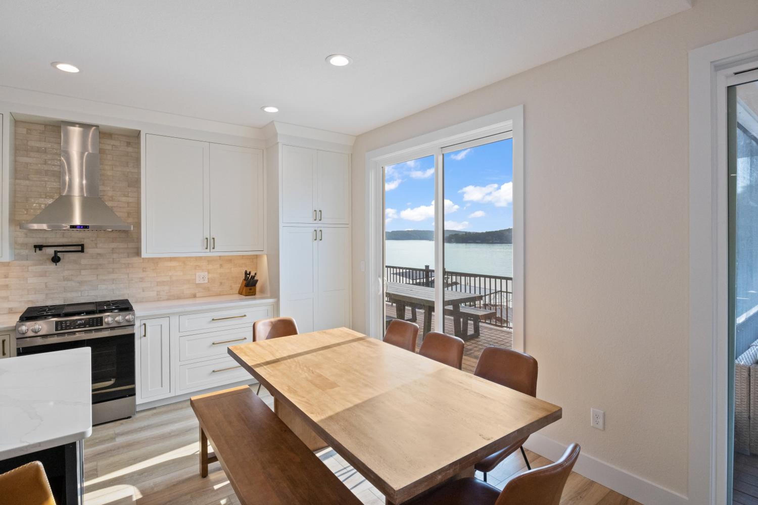 Lakefront Home w/ Arcade Games, Wet Bar, Dock, Workspace & Stunning Views