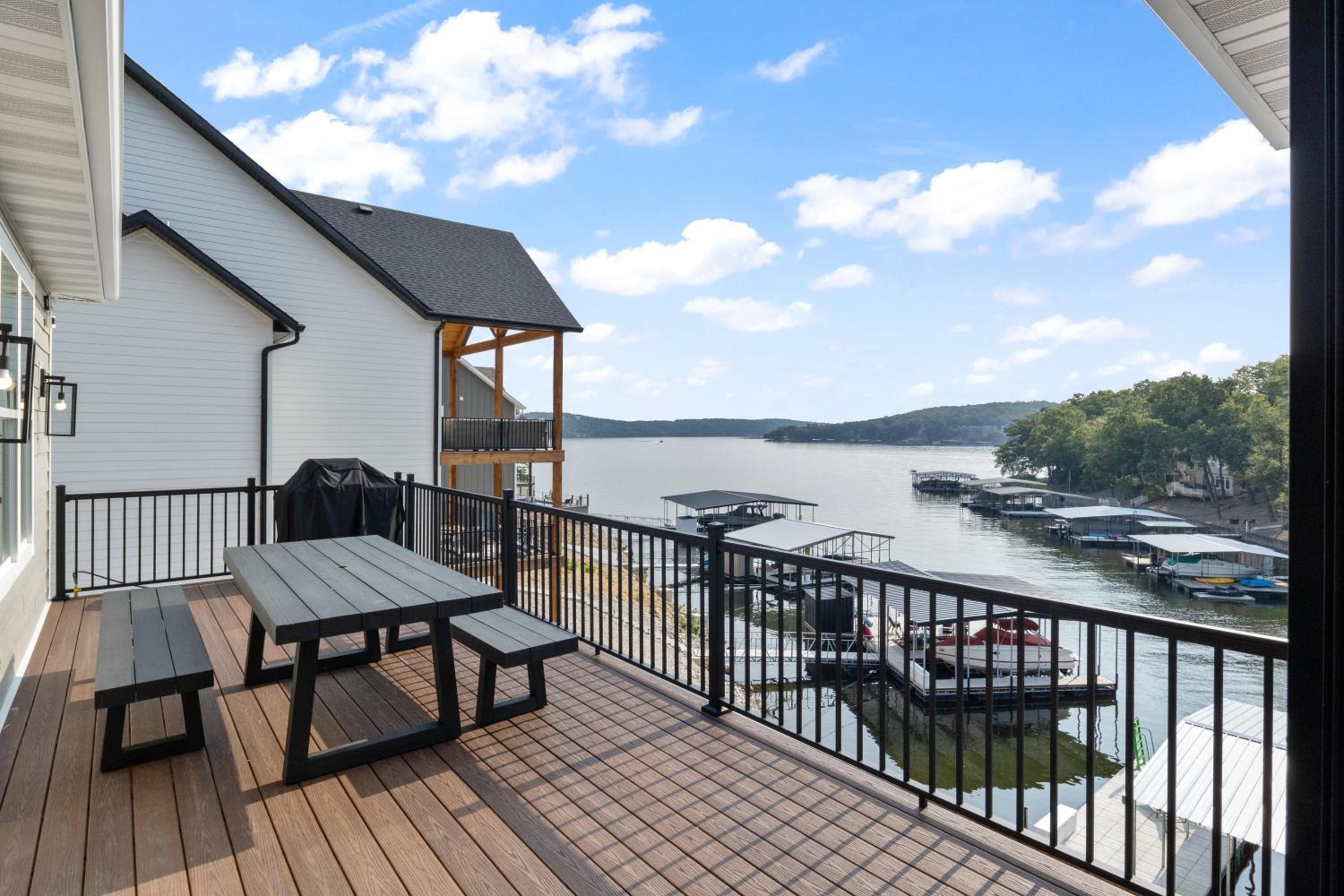 Lakefront Home w/ Arcade Games, Wet Bar, Dock, Workspace & Stunning Views