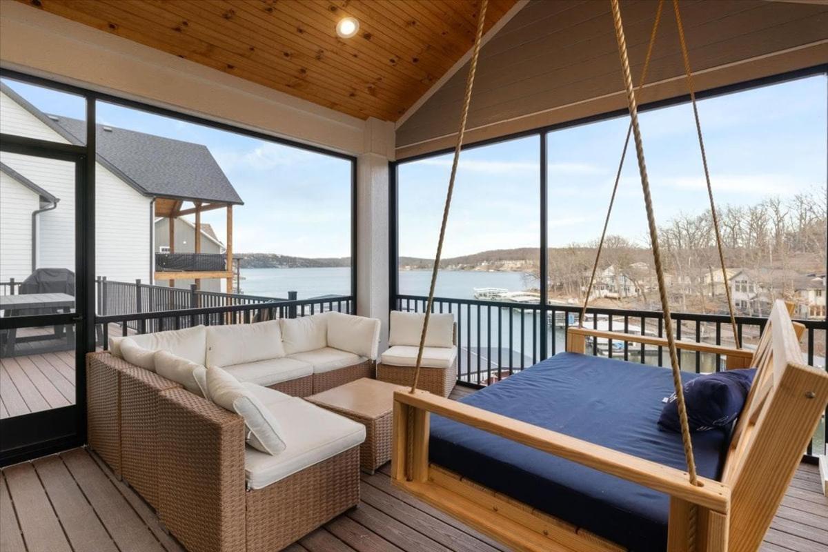 Lakefront Home w/ Arcade Games, Wet Bar, Dock, Workspace & Stunning Views