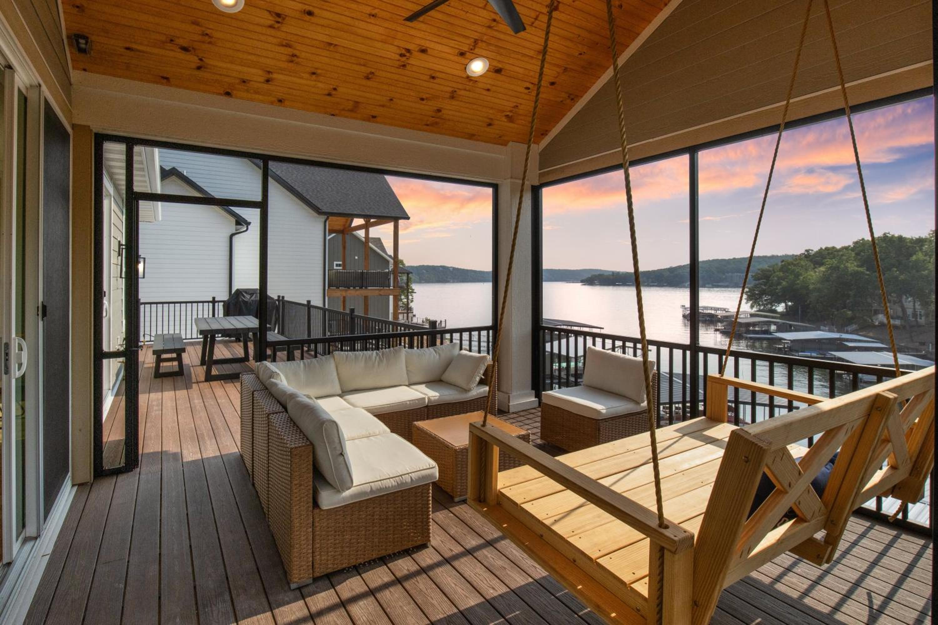 Lakefront Home w/ Arcade Games, Wet Bar, Dock, Workspace & Stunning Views