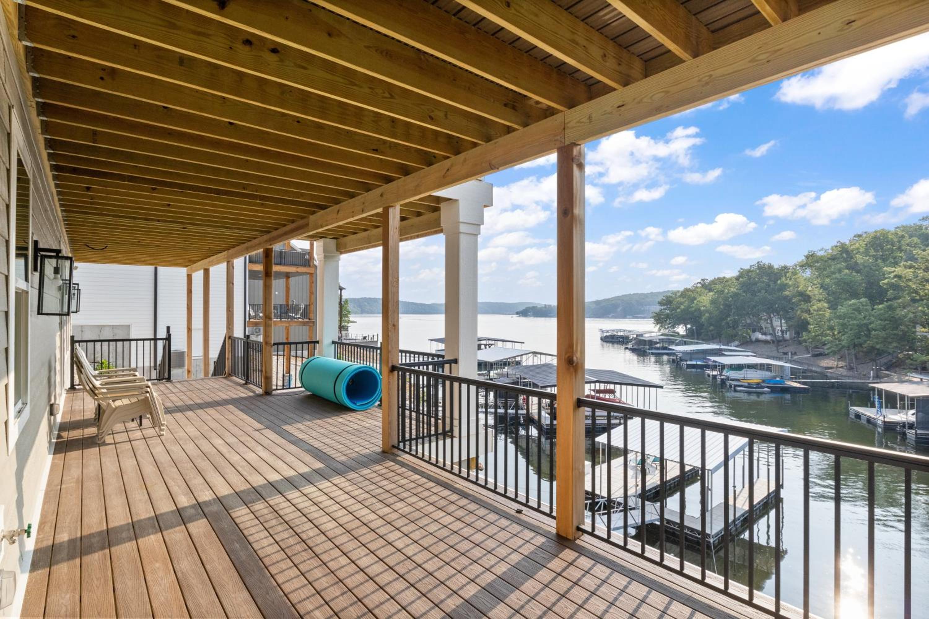 Lakefront Home w/ Arcade Games, Wet Bar, Dock, Workspace & Stunning Views