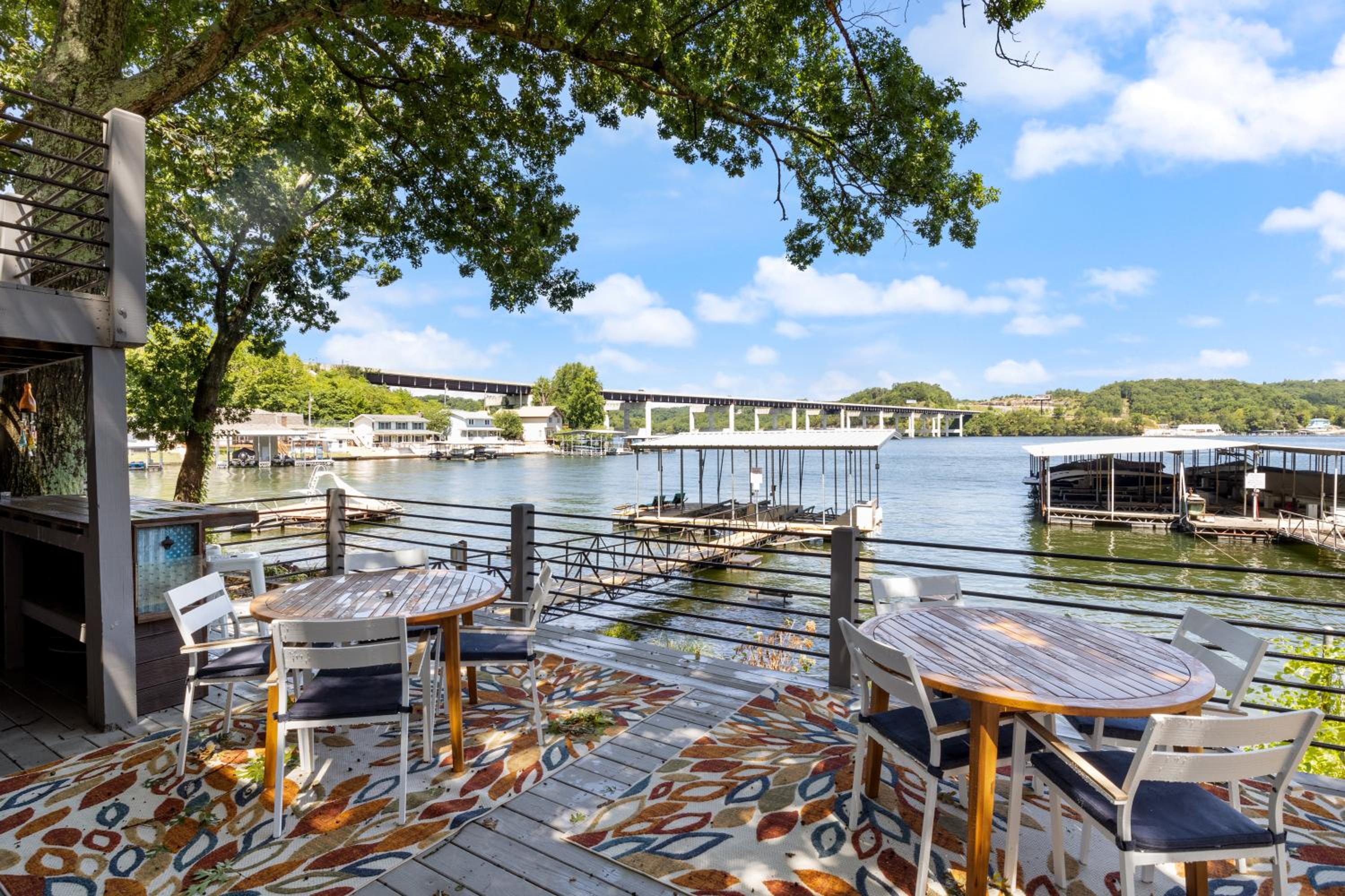 Private Dock & Fireplace Steps from Osage Beach