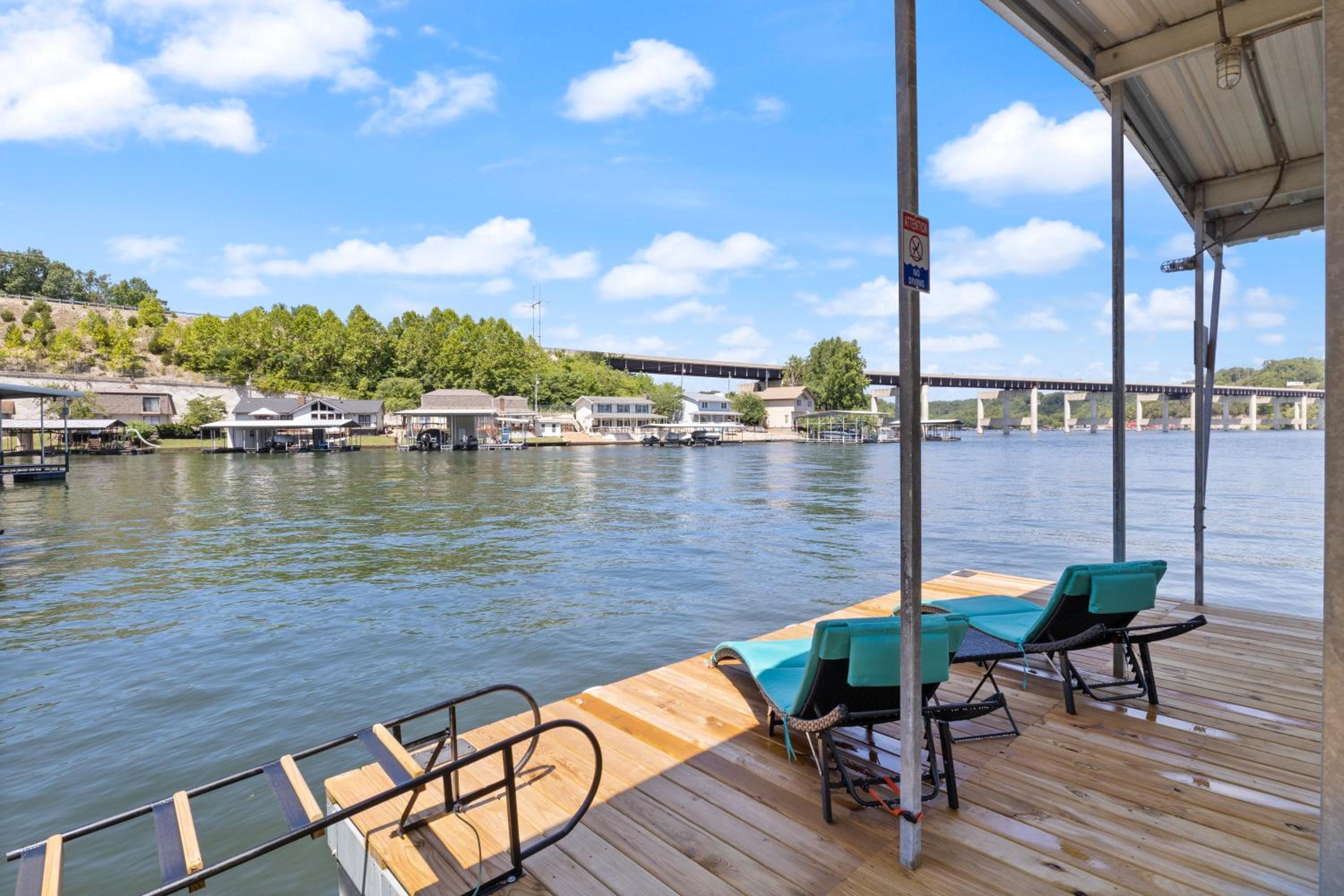 Private Dock & Fireplace Steps from Osage Beach