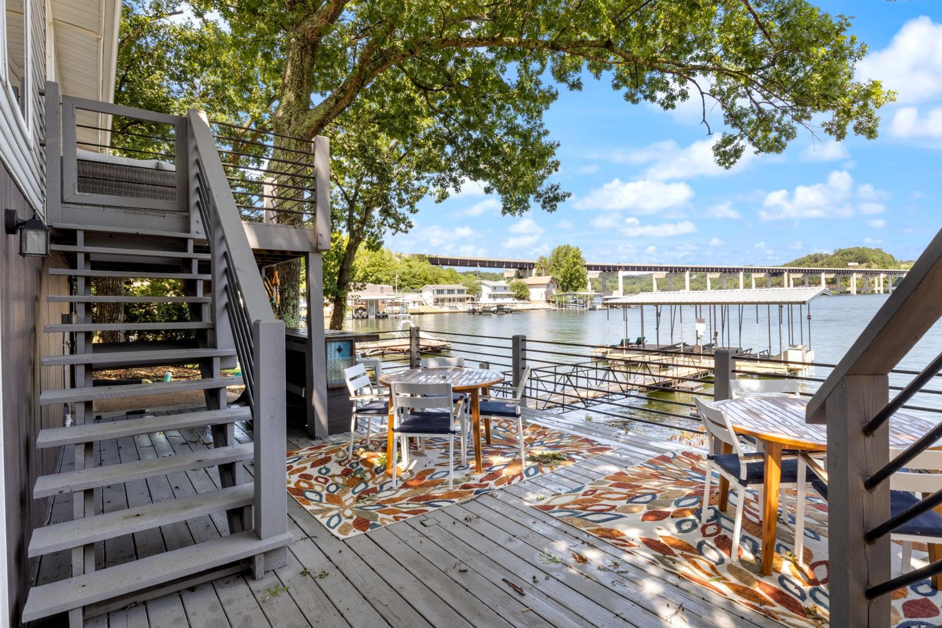 Private Dock & Fireplace Steps from Osage Beach