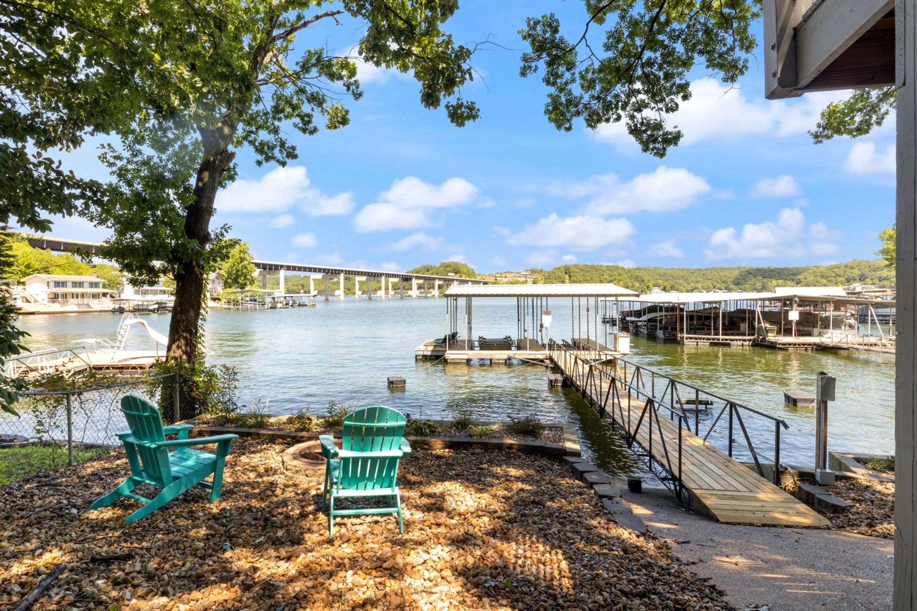 Private Dock & Fireplace Steps from Osage Beach