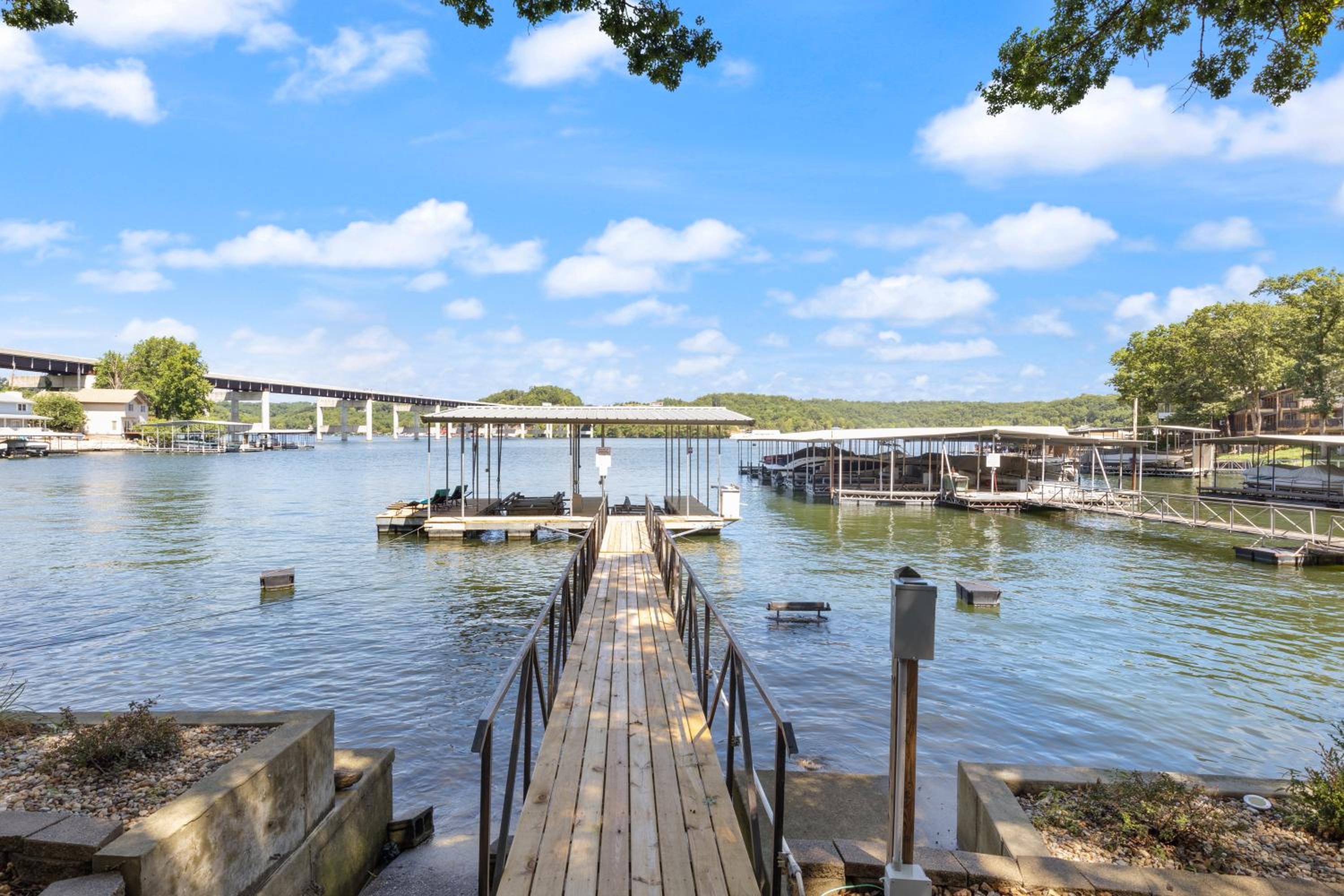 Private Dock & Fireplace Steps from Osage Beach