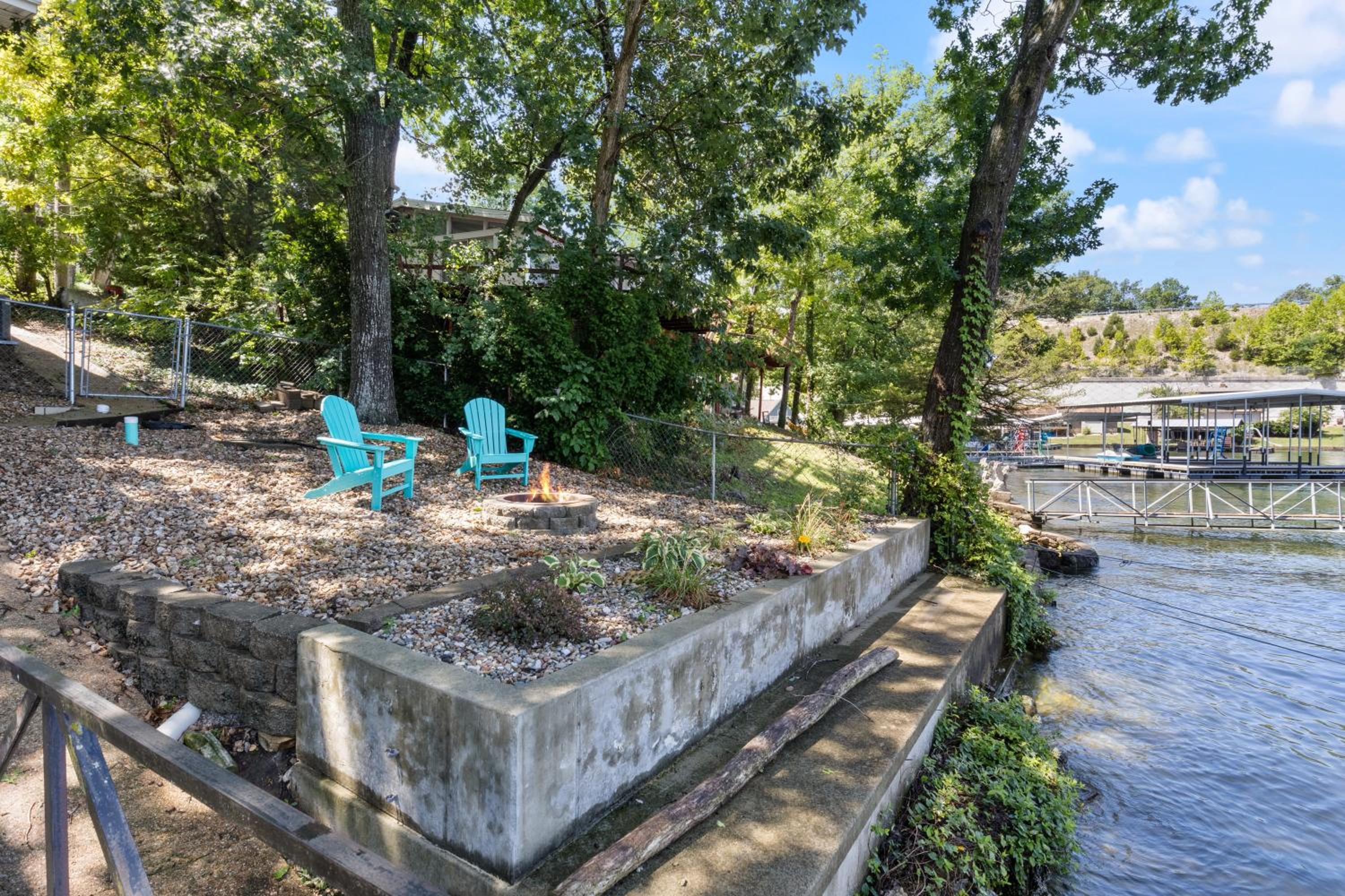 Private Dock & Fireplace Steps from Osage Beach