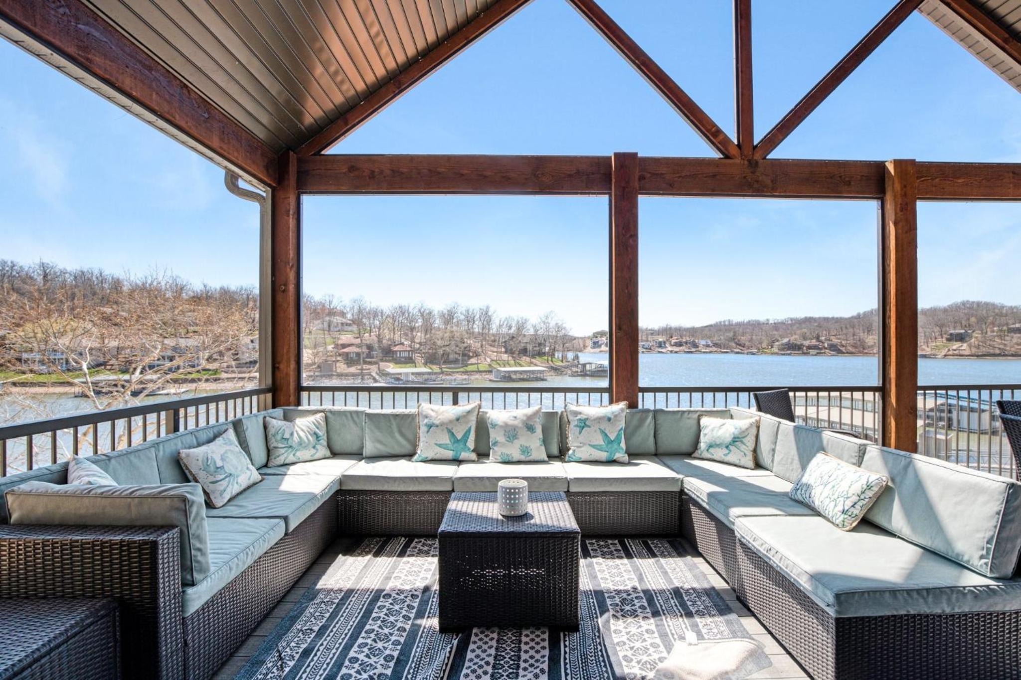 Luxury Home on Cove with Boat Slips, Waterslides, and Jump Deck