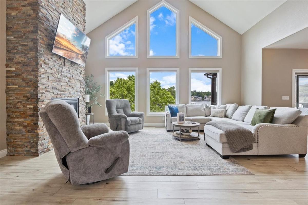 Luxury Home on Cove with Boat Slips, Waterslides, and Jump Deck