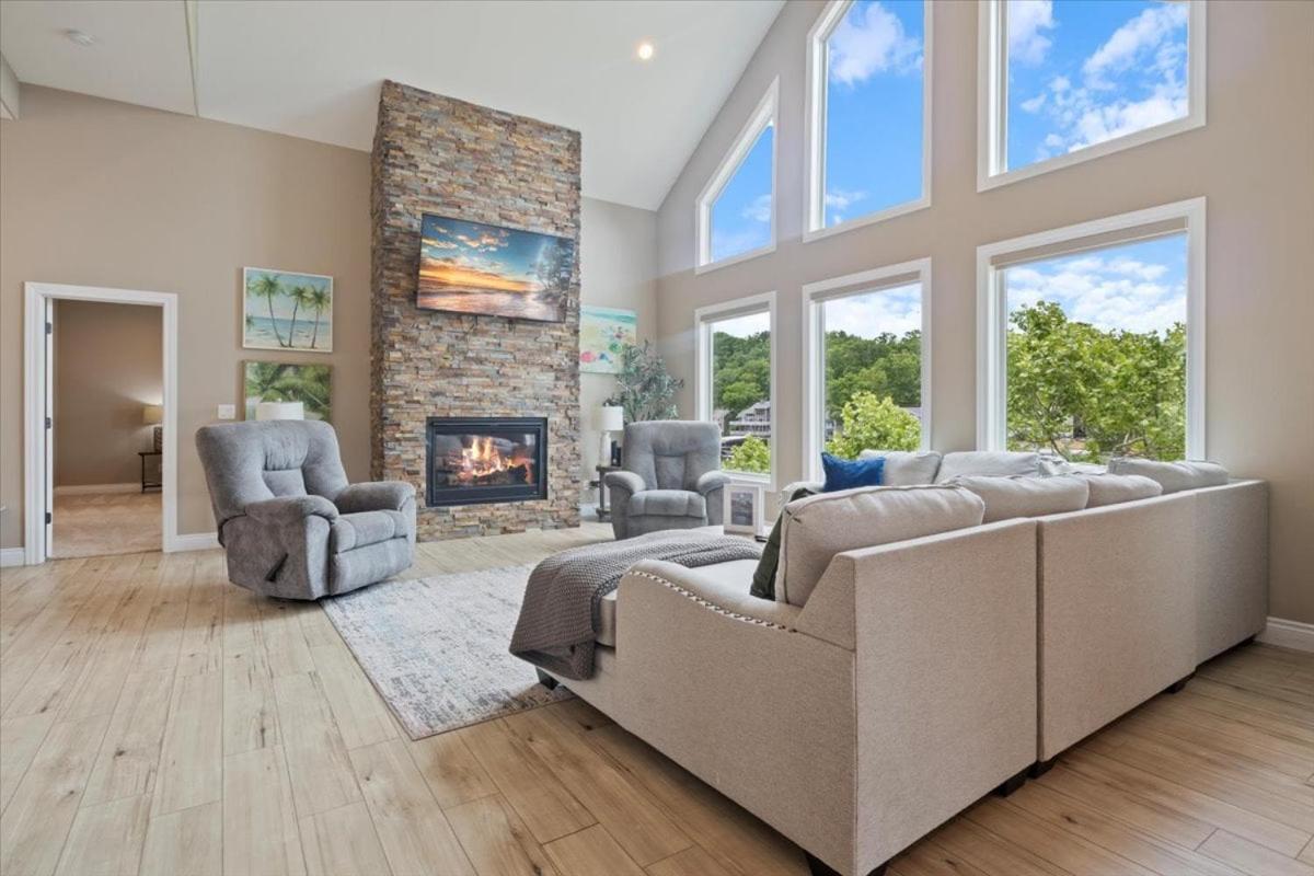 Luxury Home on Cove with Boat Slips, Waterslides, and Jump Deck